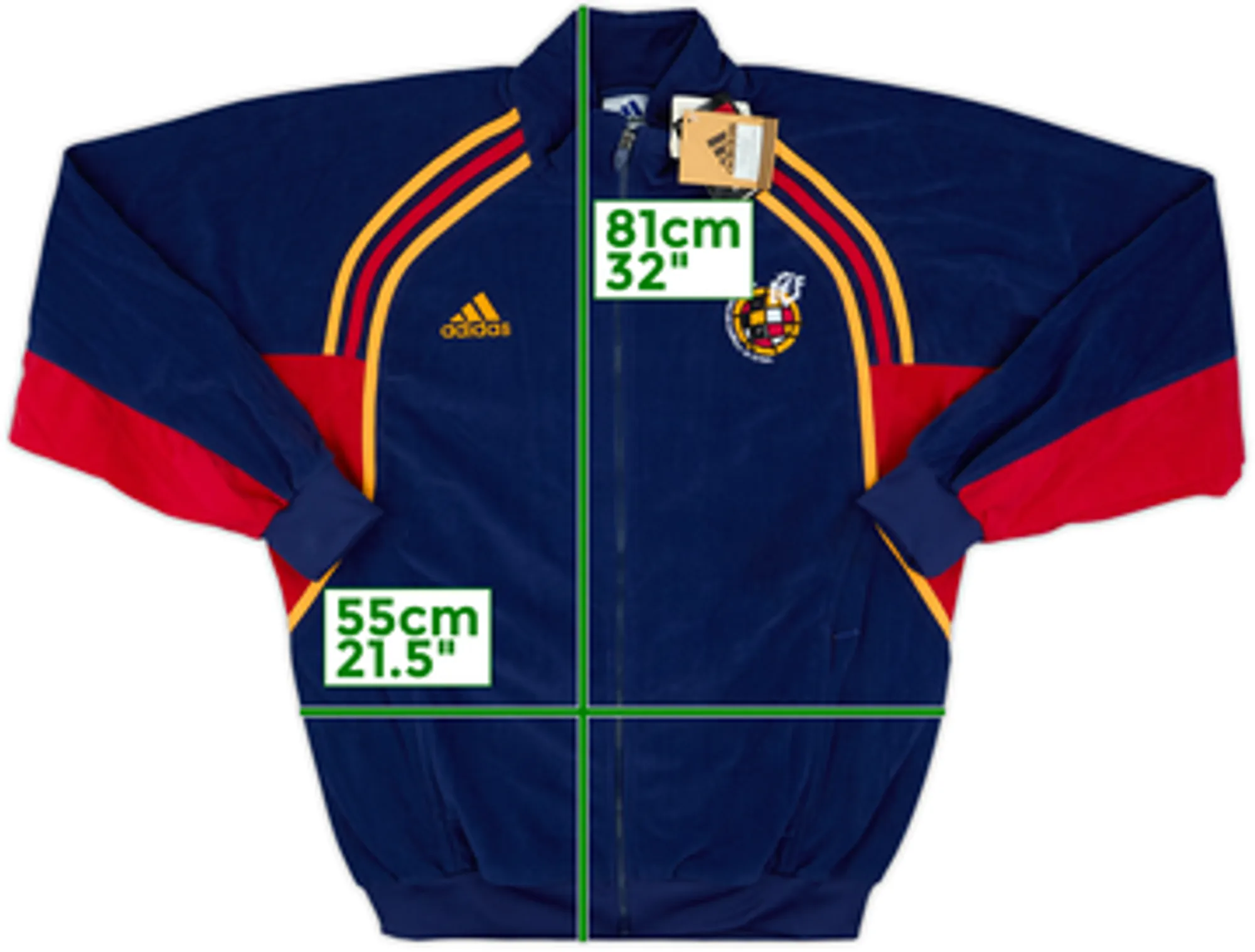 1998-00 Spain adidas Track Jacket (L)