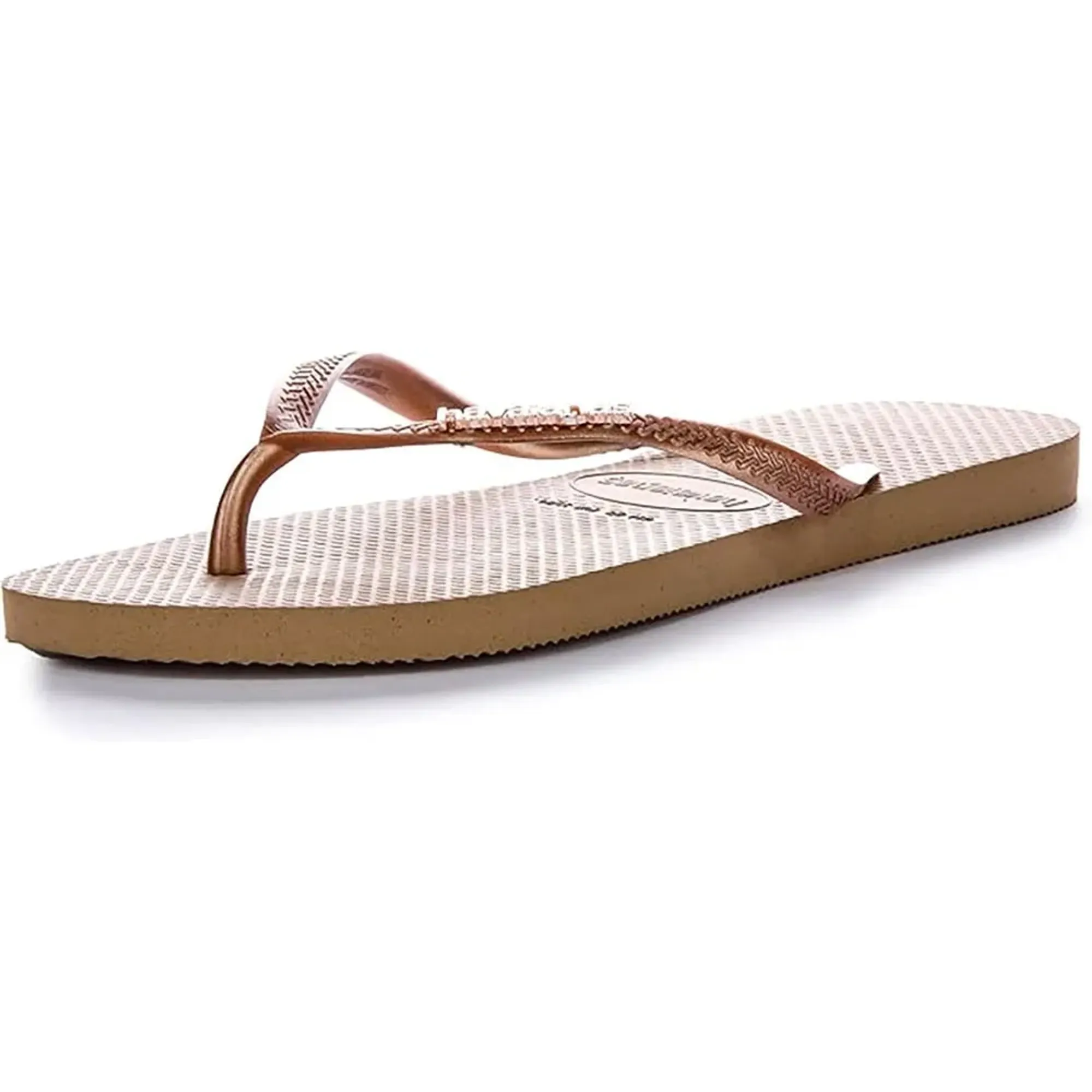 Havaianas Slim Logo Metallic Women Flip-Flops and Sandals - Pink