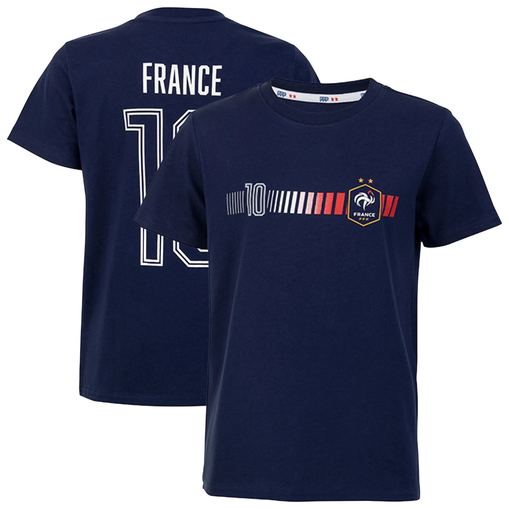 France No .10 T-Shirt - Navy - Kids