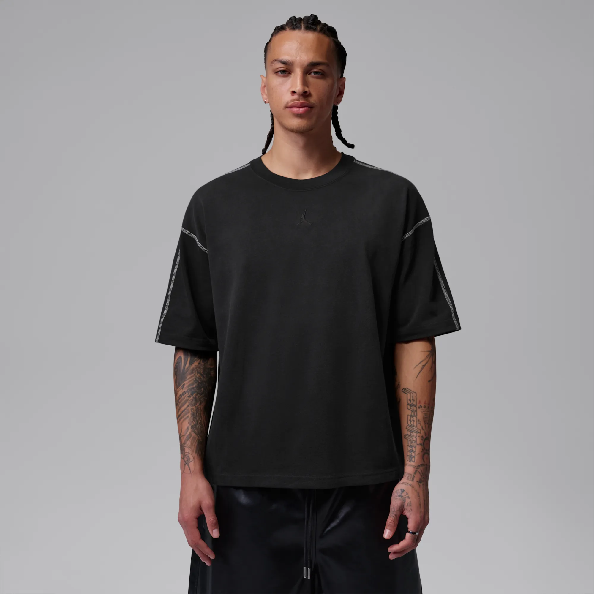 Nike Jordan Flight Men's Heavyweight Short-Sleeve Top - Black