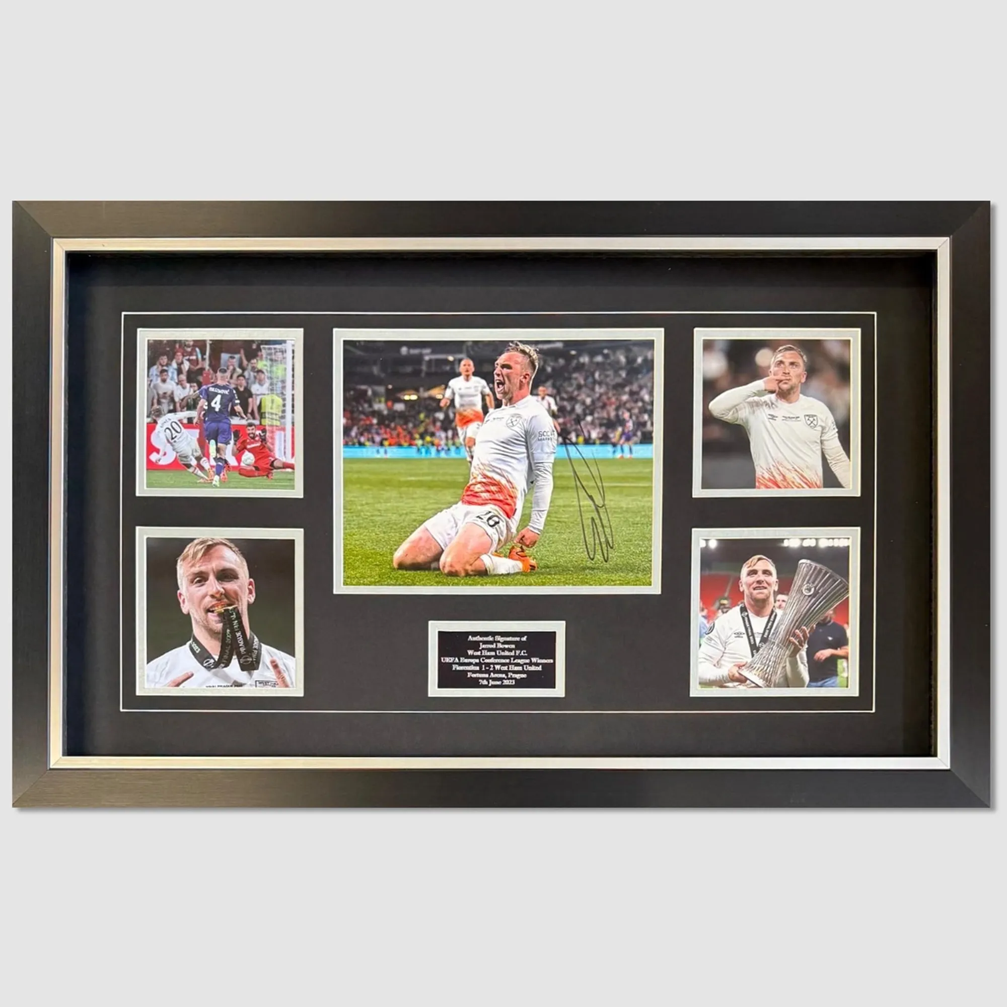 Framed Signed Bowen Conference League Final Photo