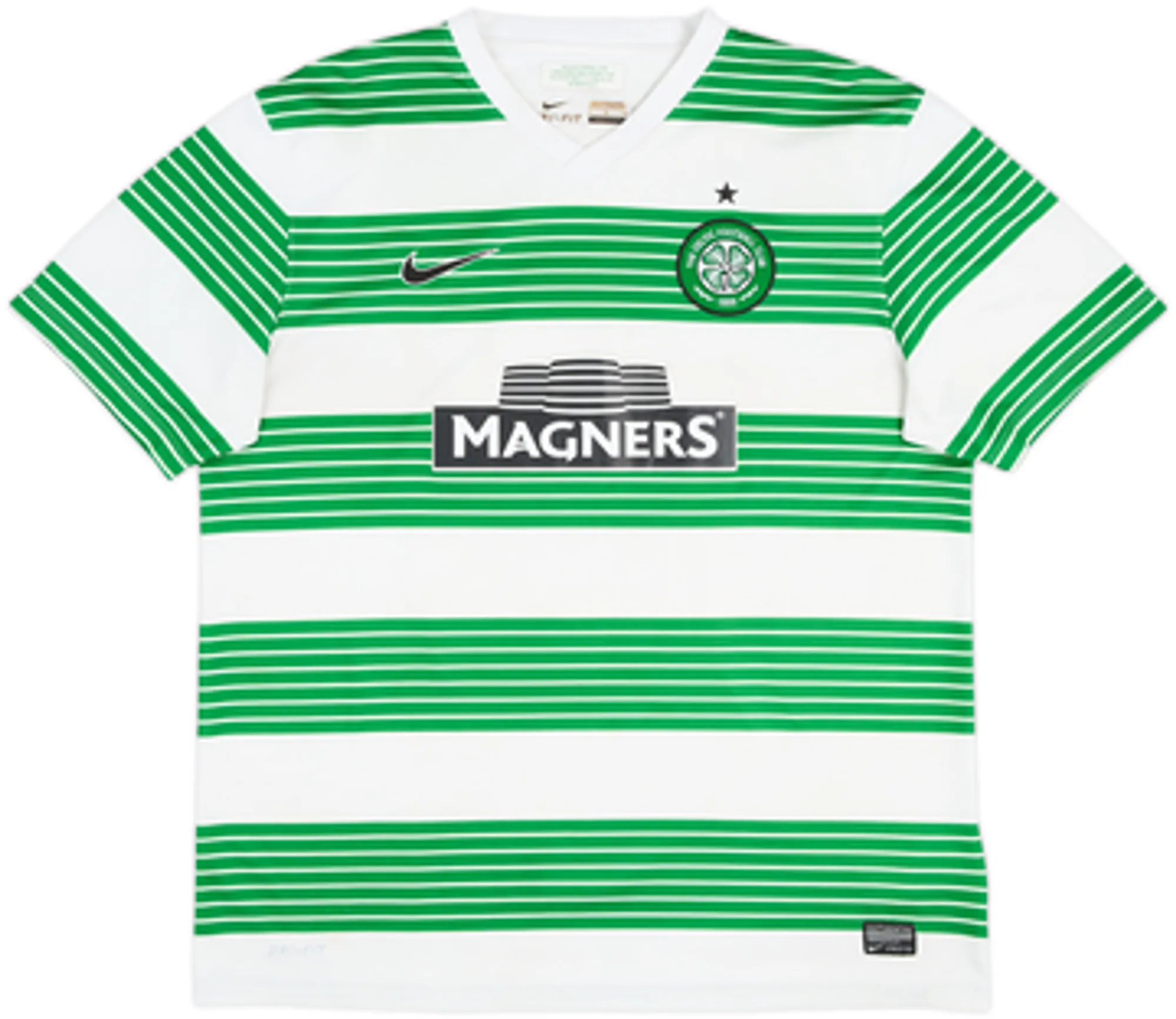2013-15 Celtic Home Shirt Virgil #5 - 5/10 - (L)