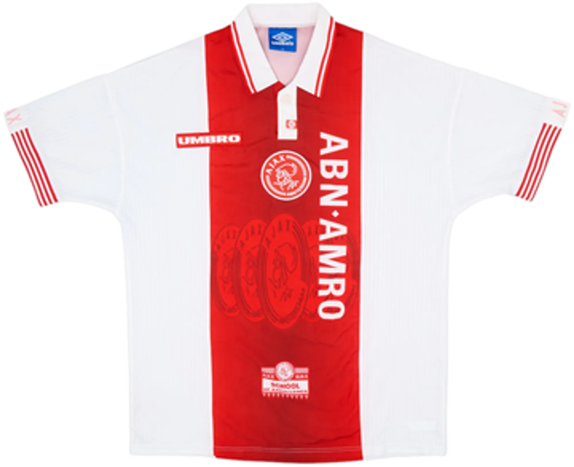 1997-98 Ajax Home Shirt F. De Boer #4 - 9/10 - (XL)
