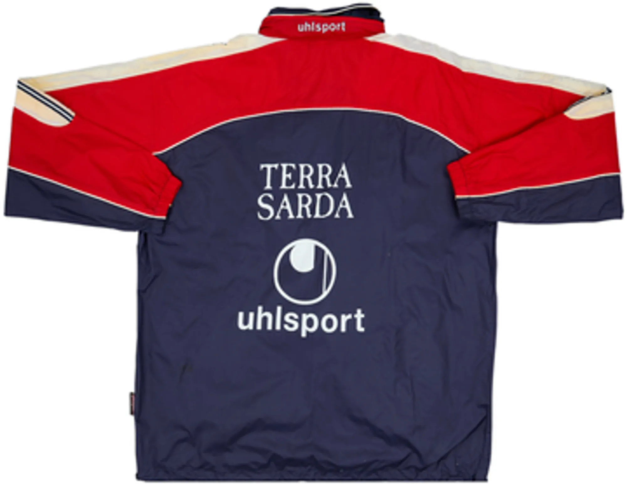 2000-02 Cagliari Uhlsport Hooded Rain Jacket - 5/10 - (XL/XXL)