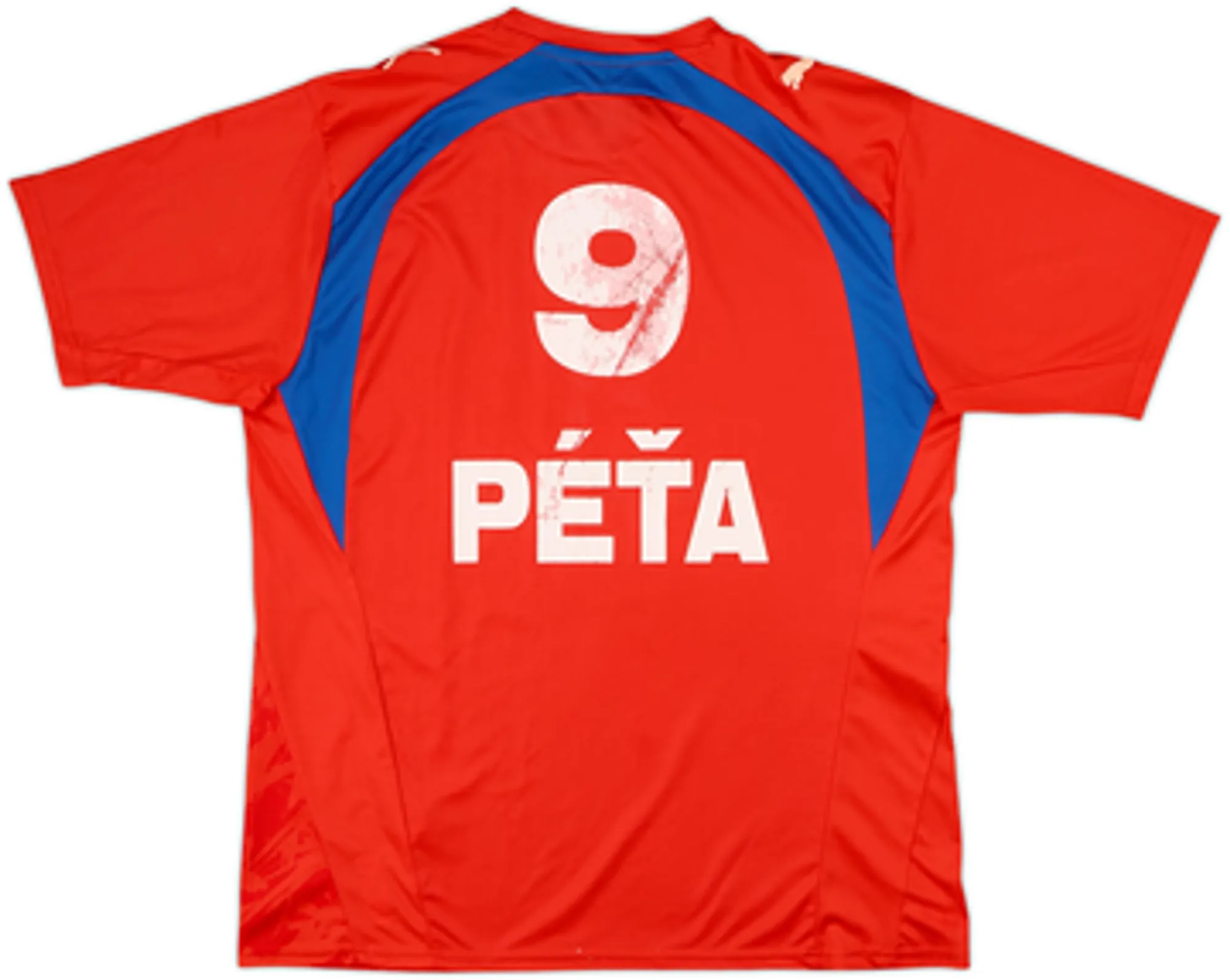 2006-08 Czech Republic Basic Home Shirt Peta #9 - 4/10 - (L)