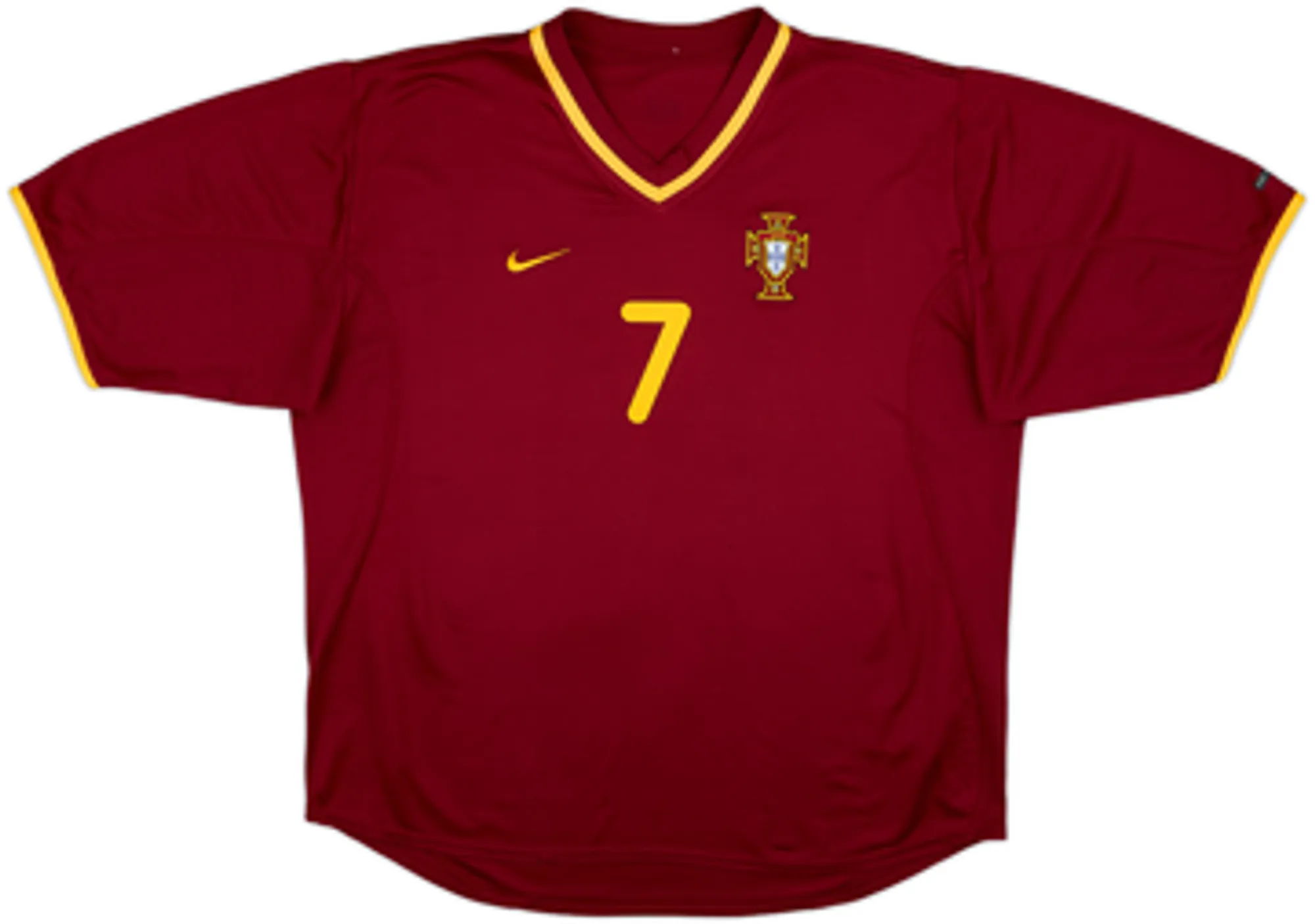 2000-02 Portugal Home Shirt Figo #7 - 5/10 - (M)