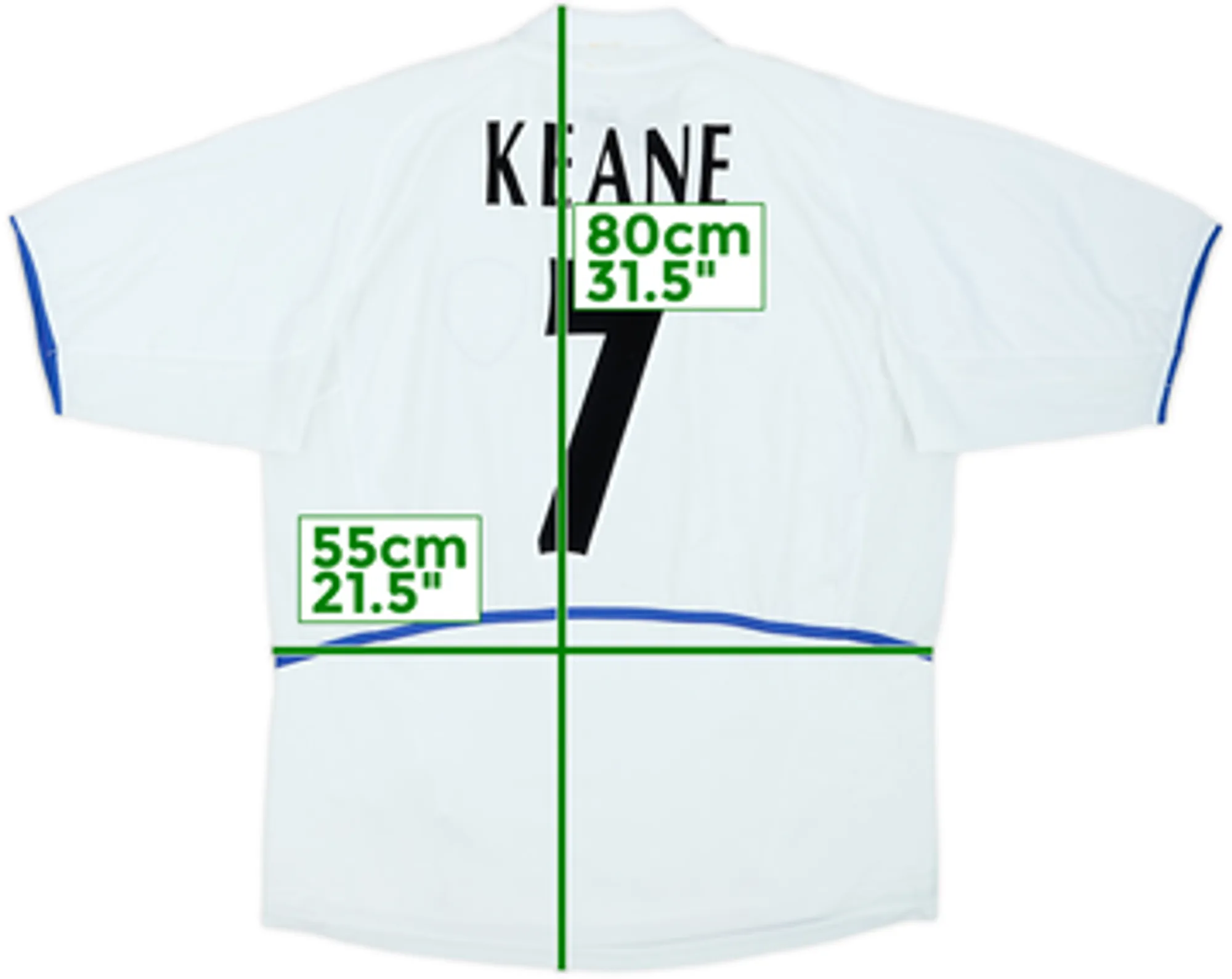 2002-03 Leeds United Home Shirt Keane #7 - 5/10 - (L)