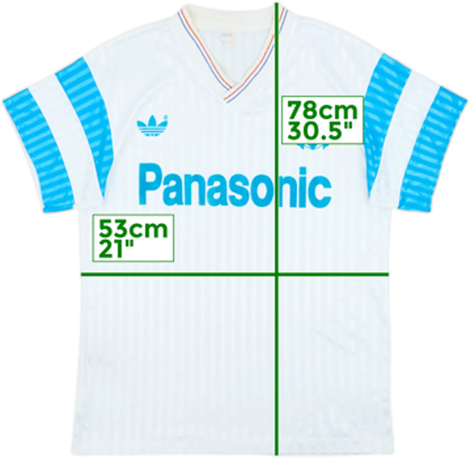 1990-91 Olympique Marseille Home Shirt - 6/10 - (L)