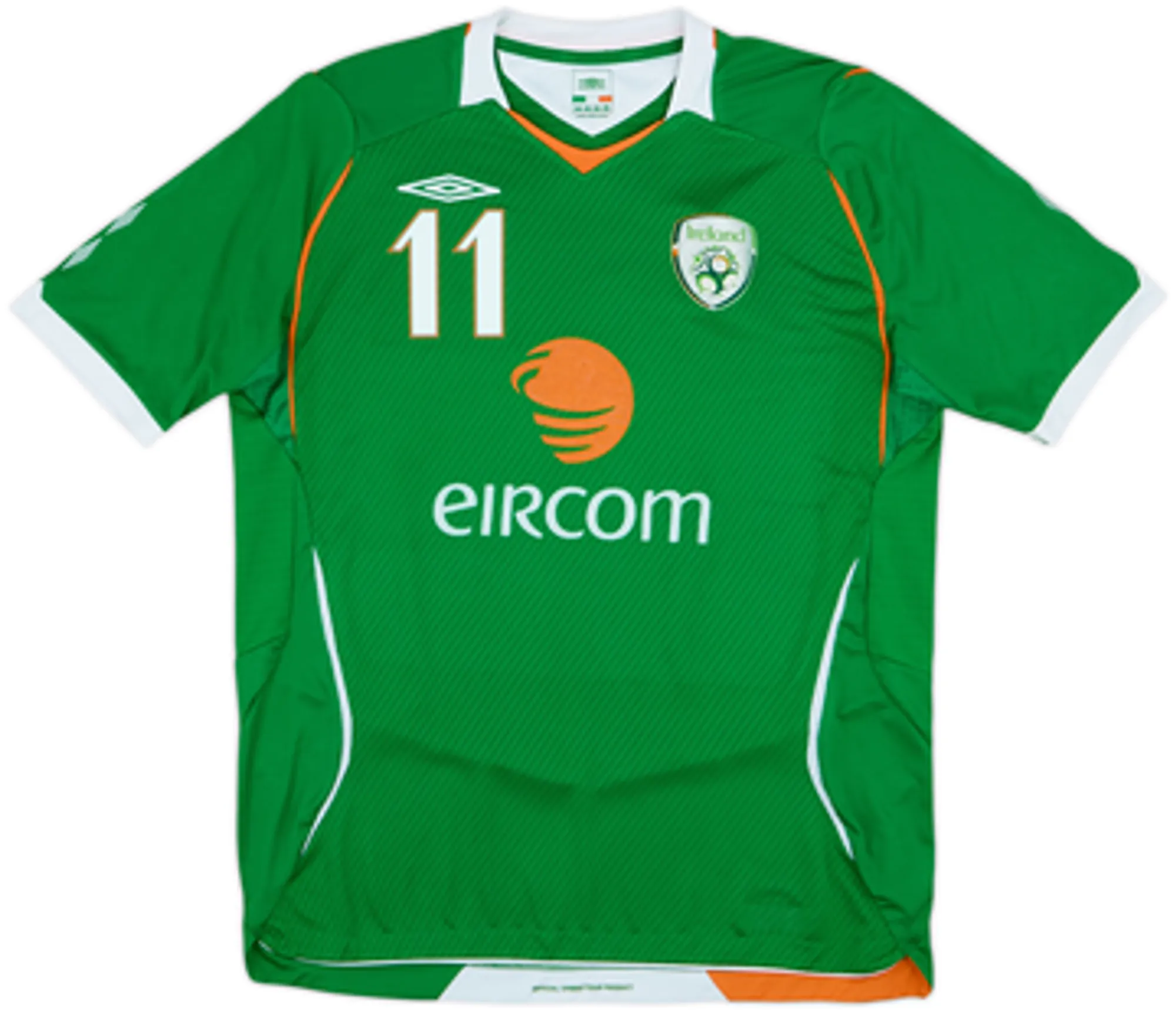 2008-10 Ireland Home Shirt Duff #11EL