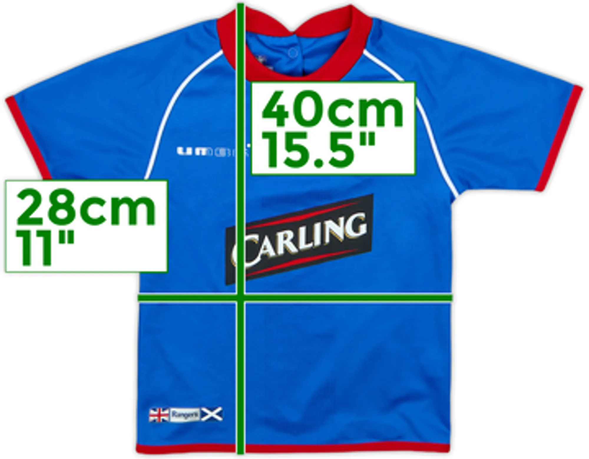 2005-06 Rangers Home Shirt - 5/10 - (18-24 Months)