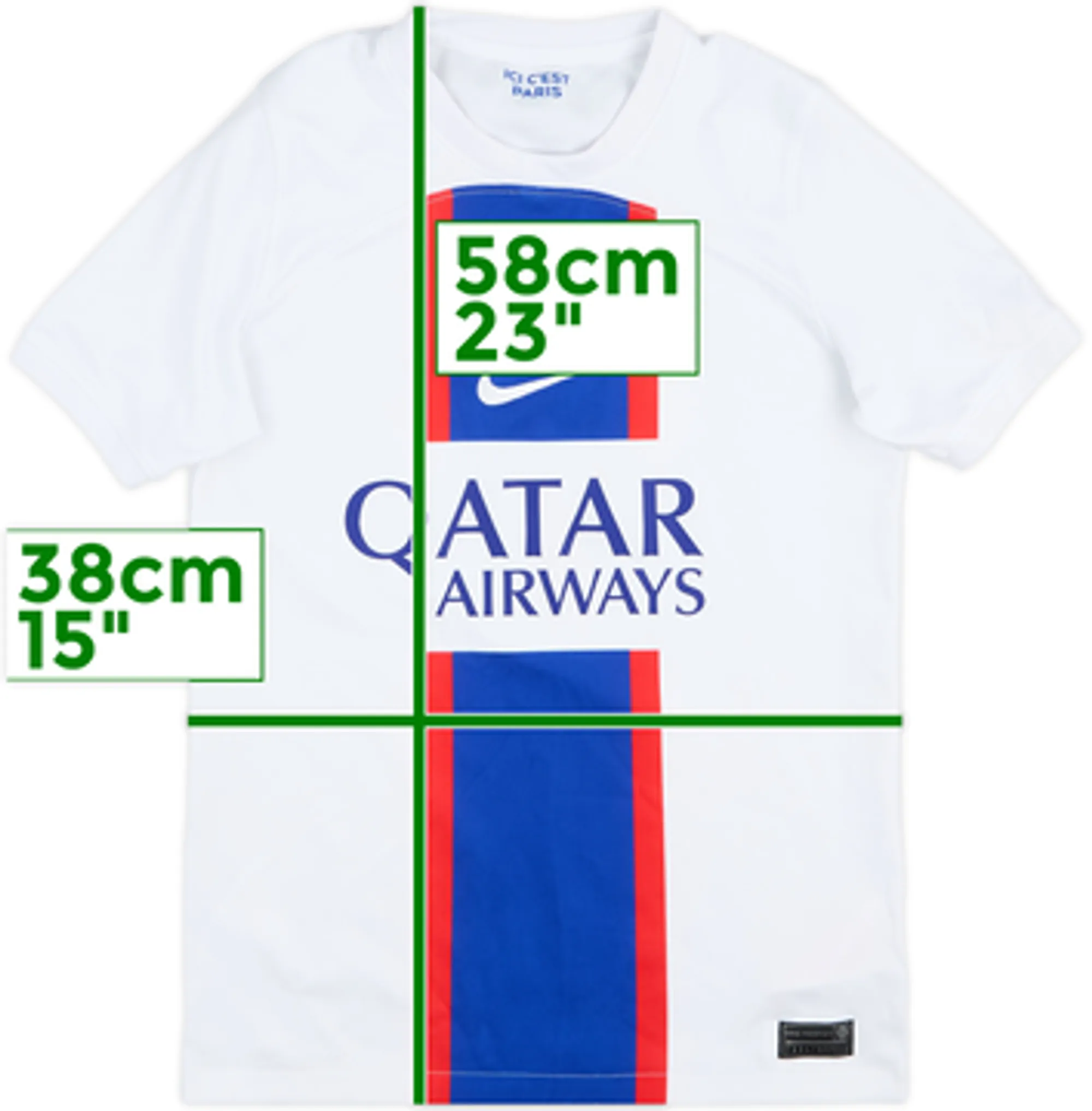 2022-23 Paris Saint-Germain Third Shirt - 5/10 - (M.Boys)