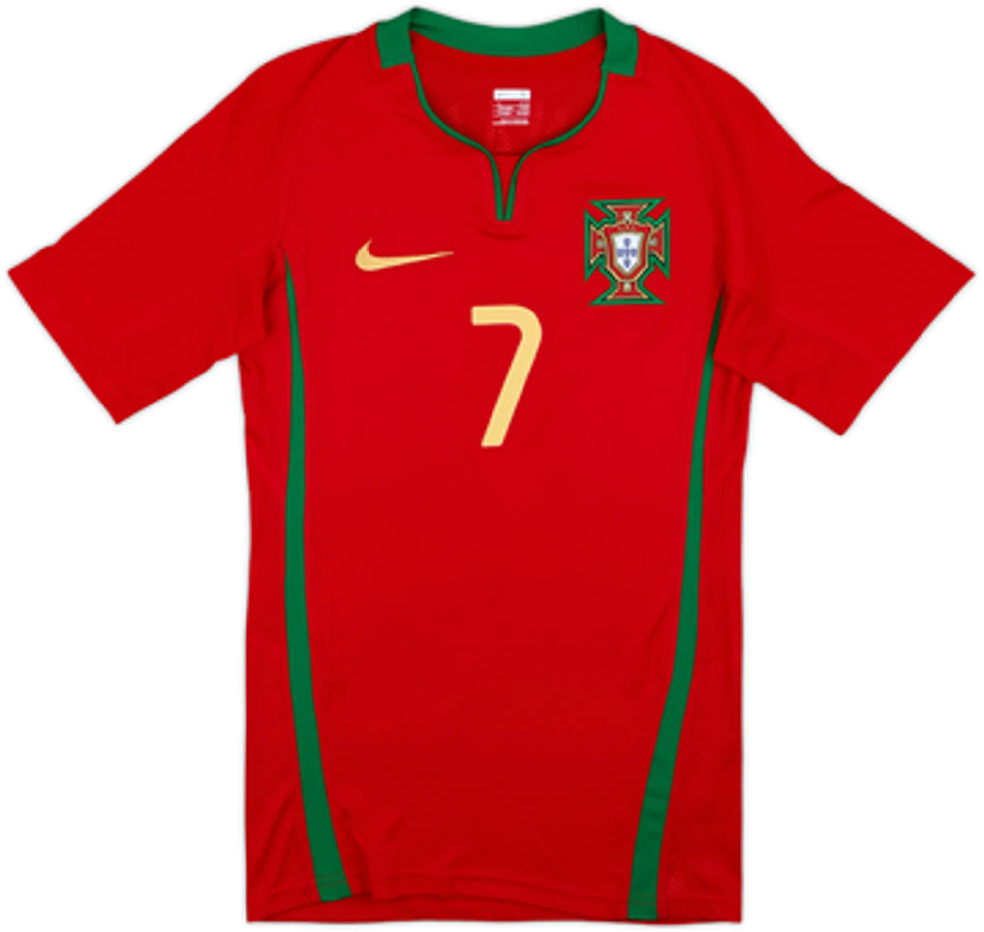 2008-10 Portugal Player Issue Home Shirt Ronaldo #7 - 10/10 - (S)