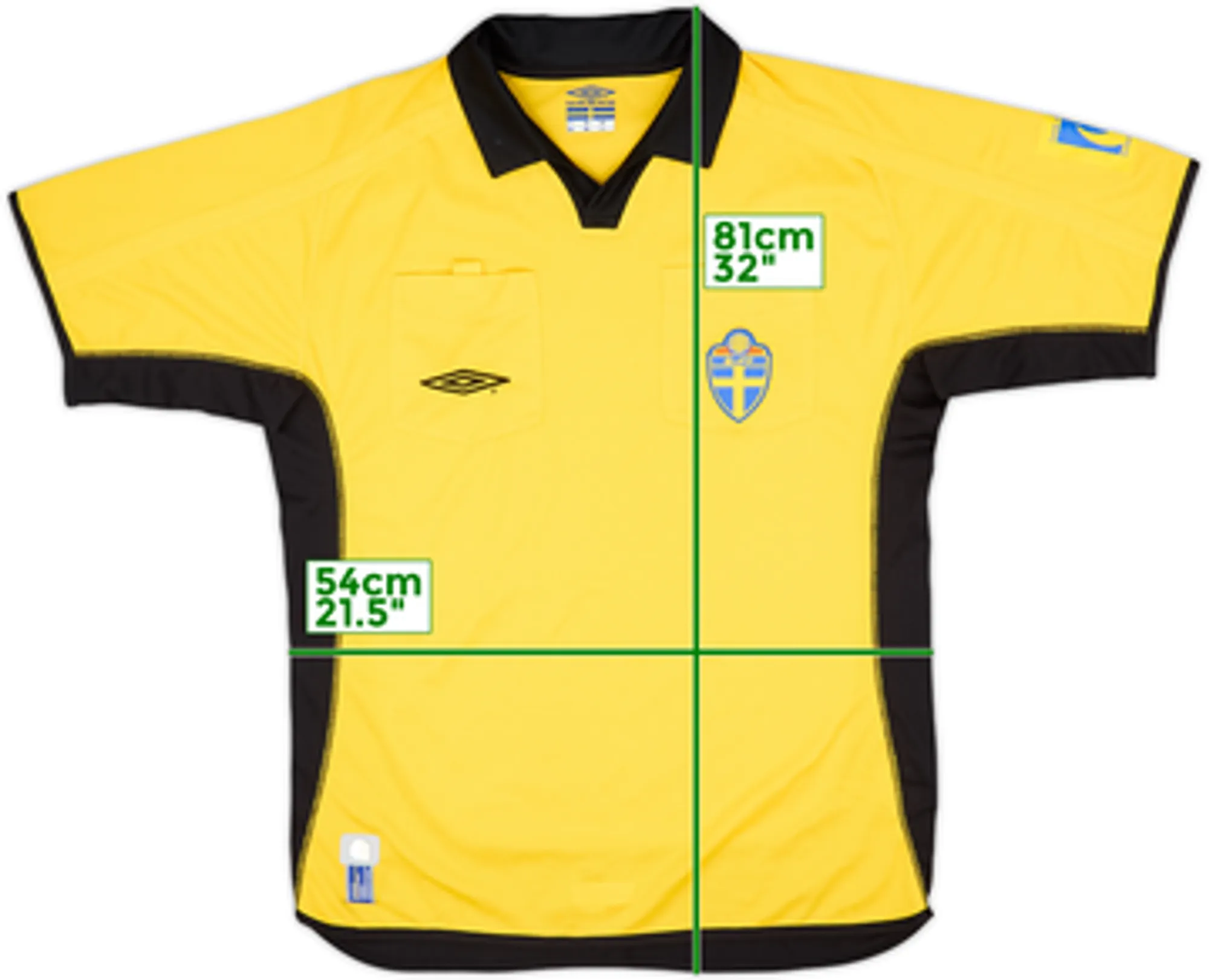 2000s Sweden Umbro Referee Shirt - 8/10 - (L)