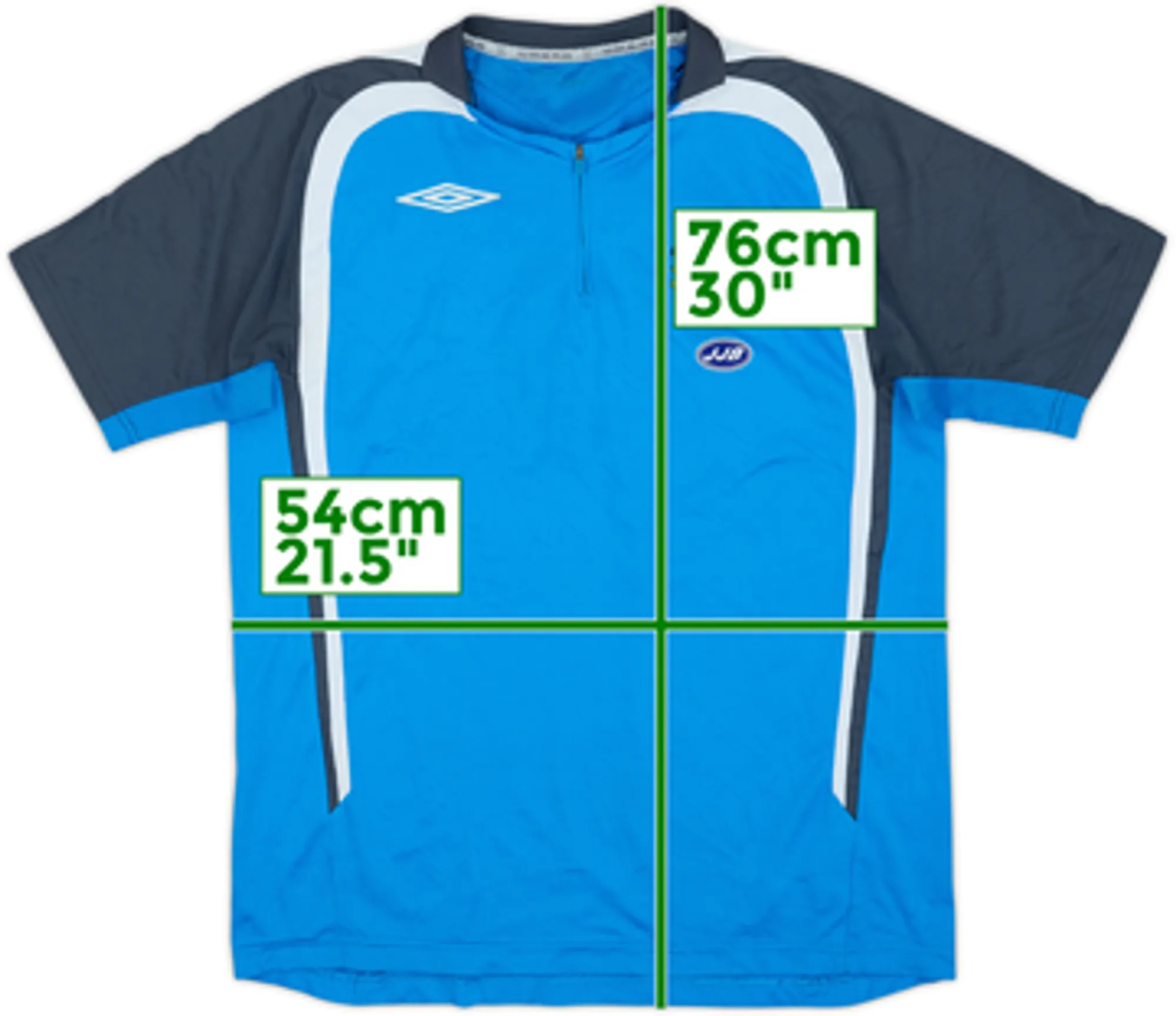 2007-08 Wigan Umbro 1/4 Zip Training Shirt - 8/10 - (M)