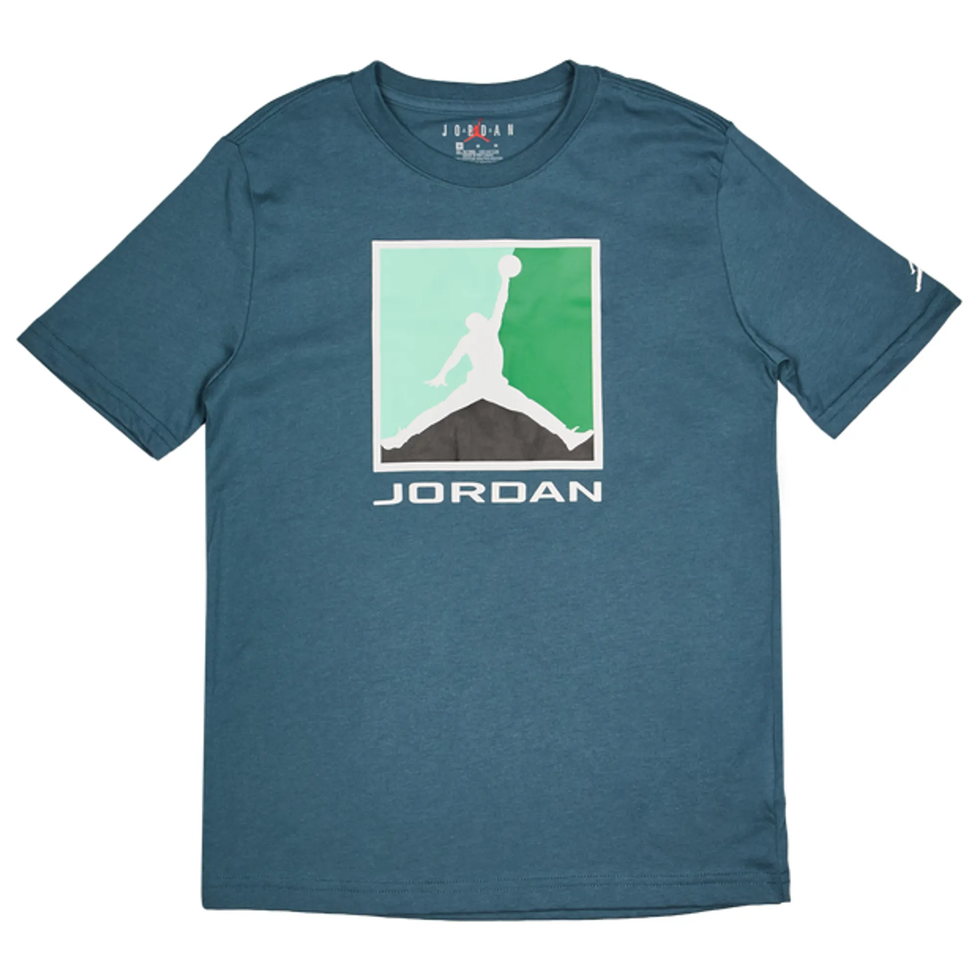 Jordan Brooklyn Gfx Block Kid's T-Shirts - Green