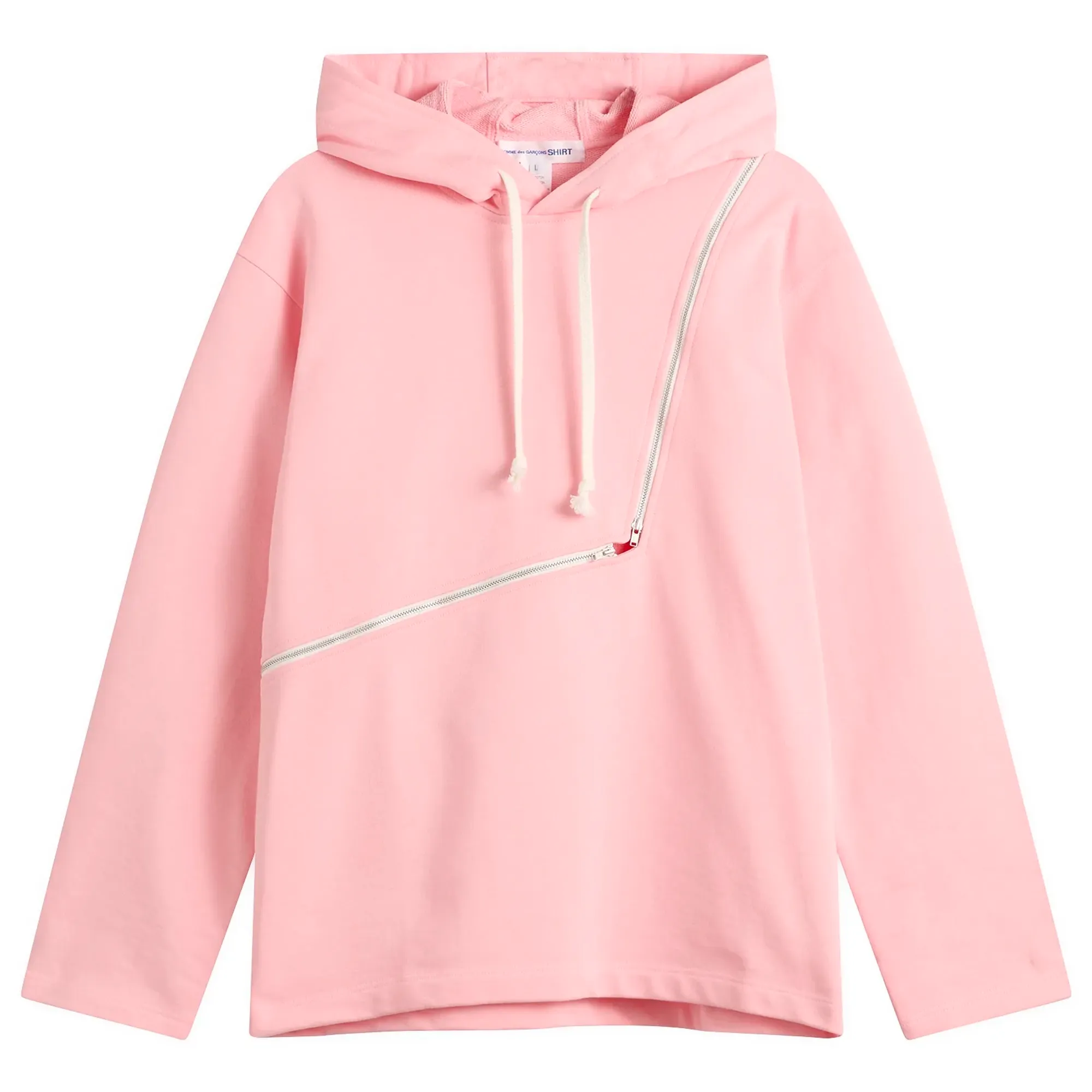 Comme des Garçons SHIRT Men's Cotton Hoodie Pink