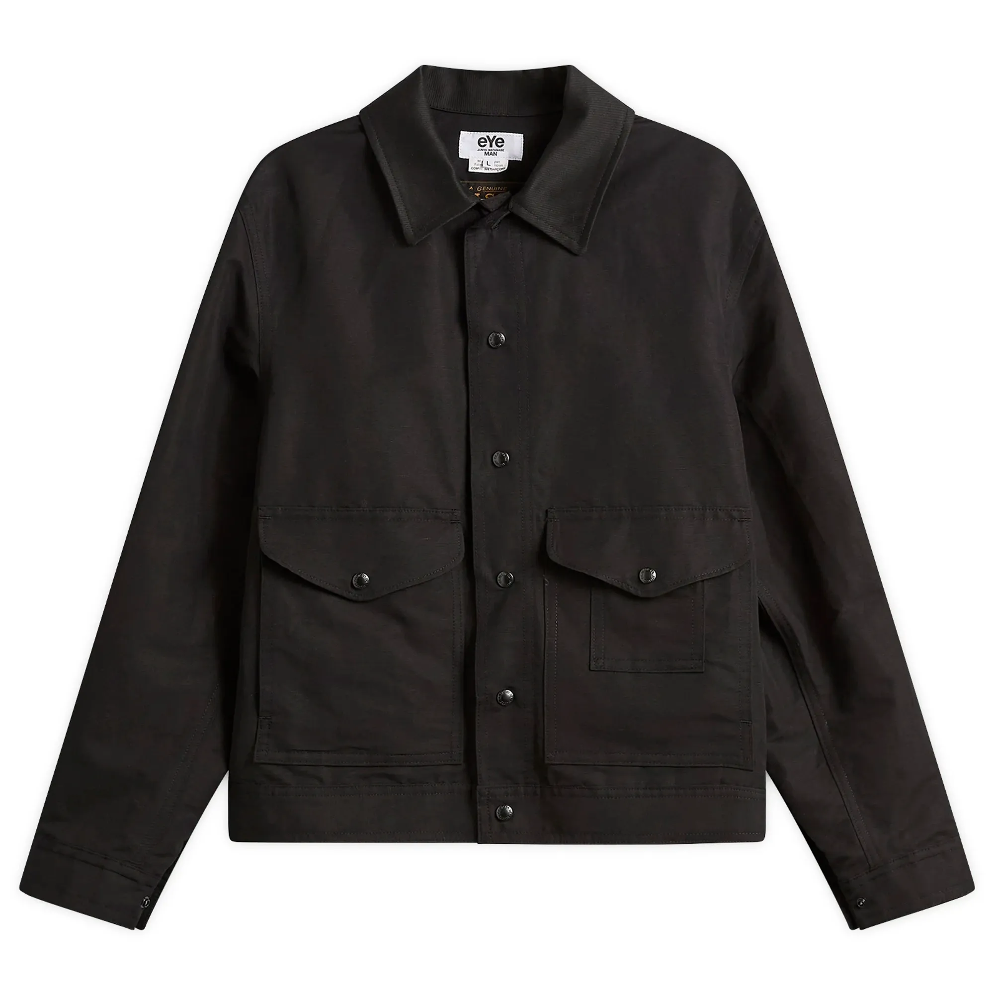 Junya Watanabe MAN Men's Filson Oxford Linen Jacket Black X Grey