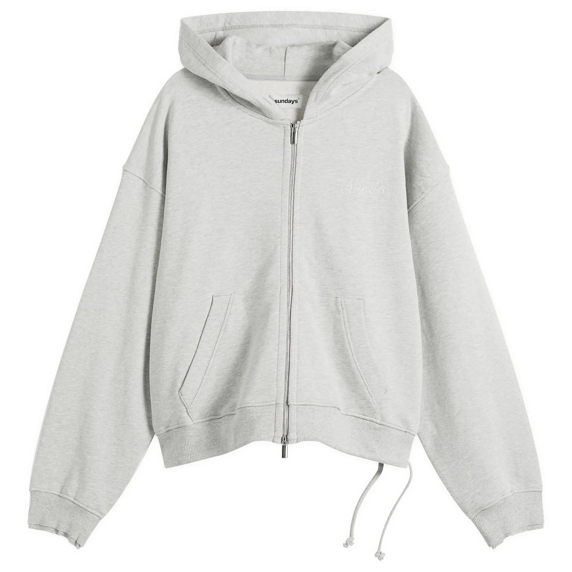 Sundays Men's Zip Hoodie Grey
