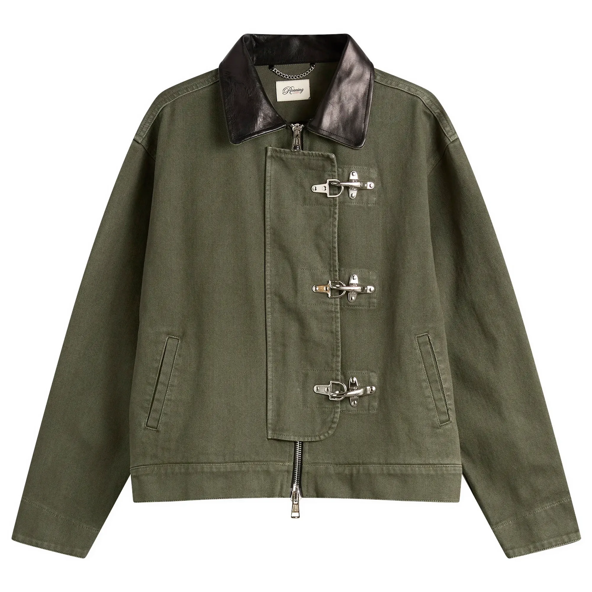 Ronning Men's Utility Fireman Jacket Olive Green