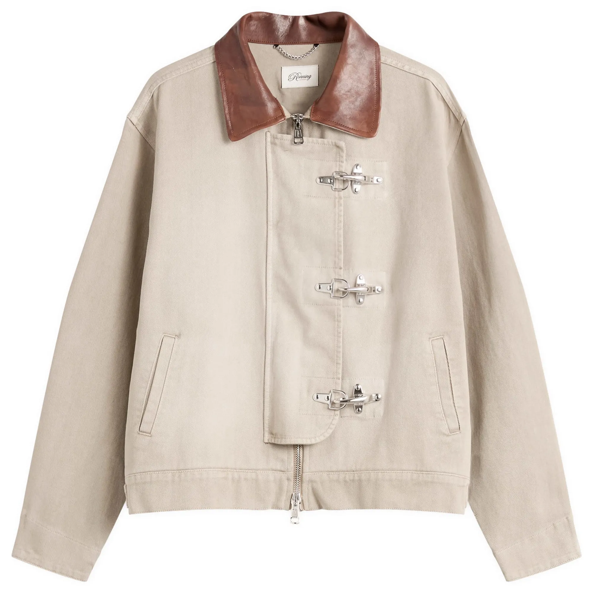 Ronning Men's Utility Fireman Jacket Washed Sand