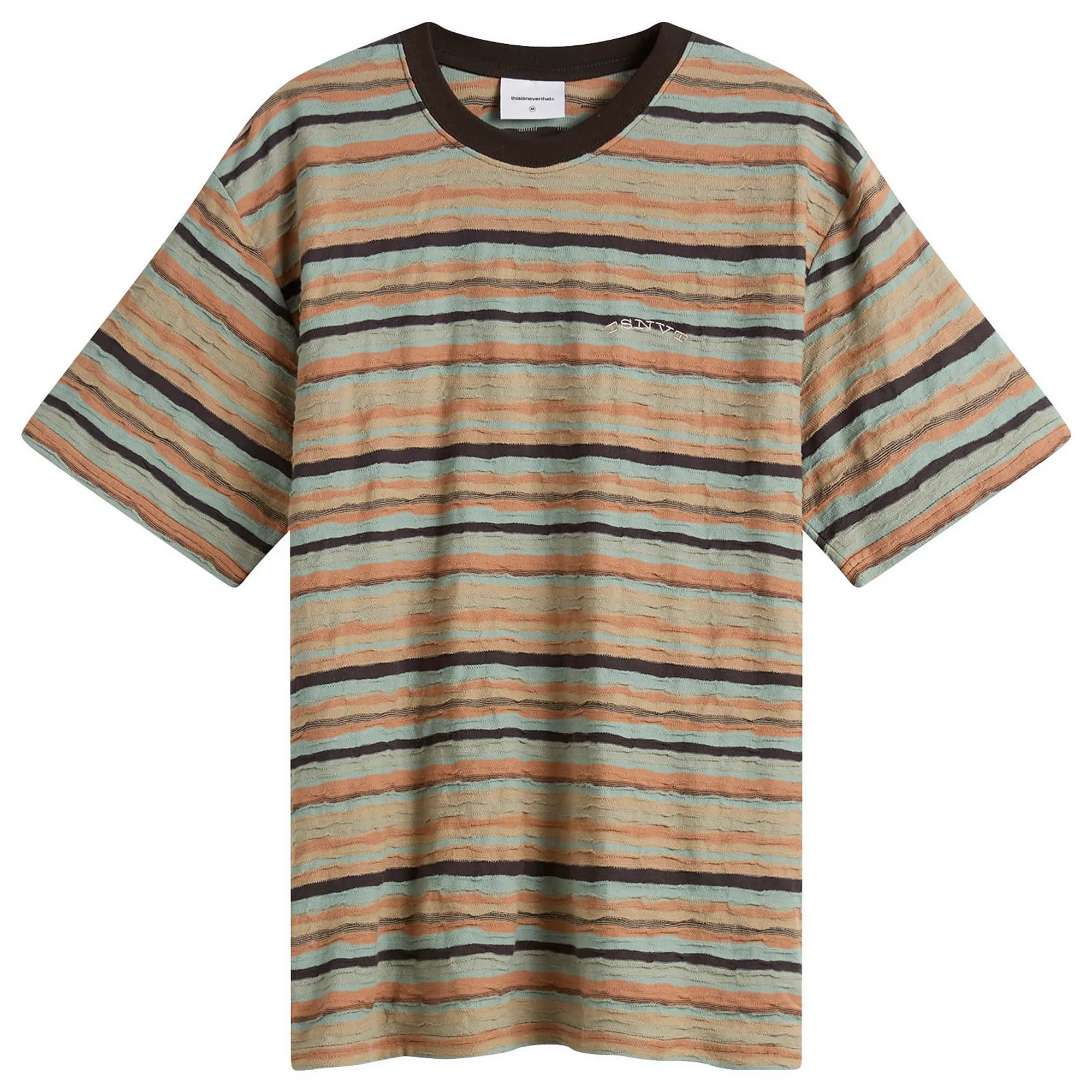 thisisneverthat Men's Wave Jacquard T-Shirt Burnt Orange