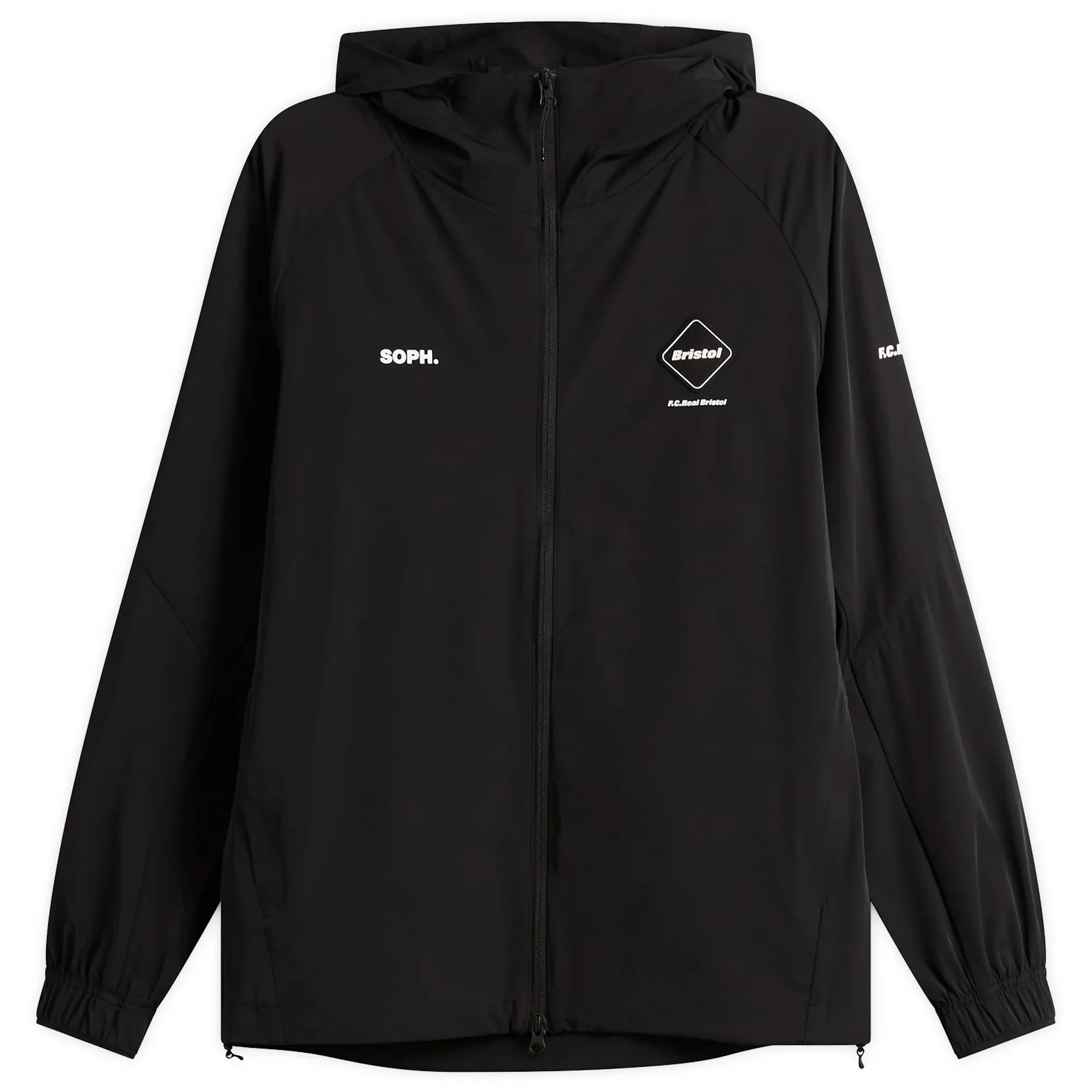 F.C. Real Bristol Men's Cordura 4Way Stretch Ventilation Jacket Black