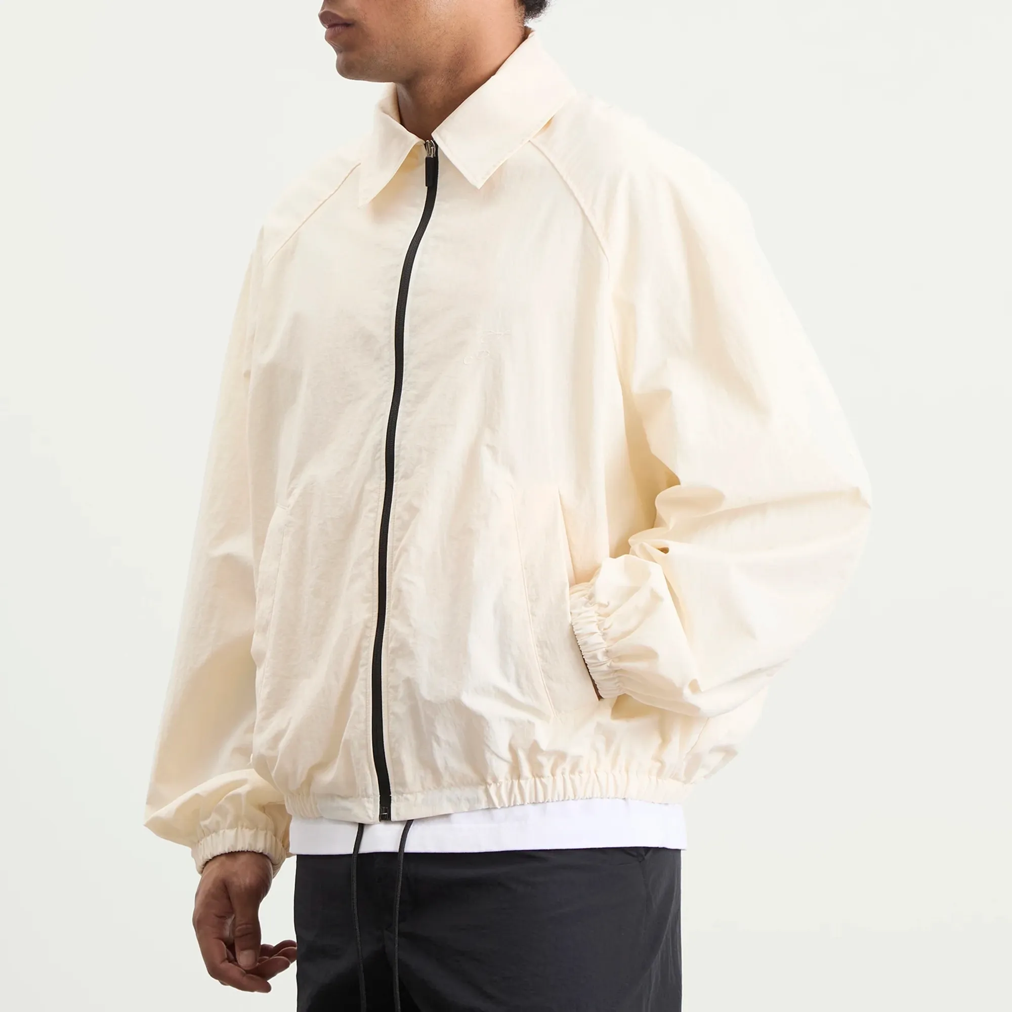 Jacquemus Men's Zip Through Windbreaker White