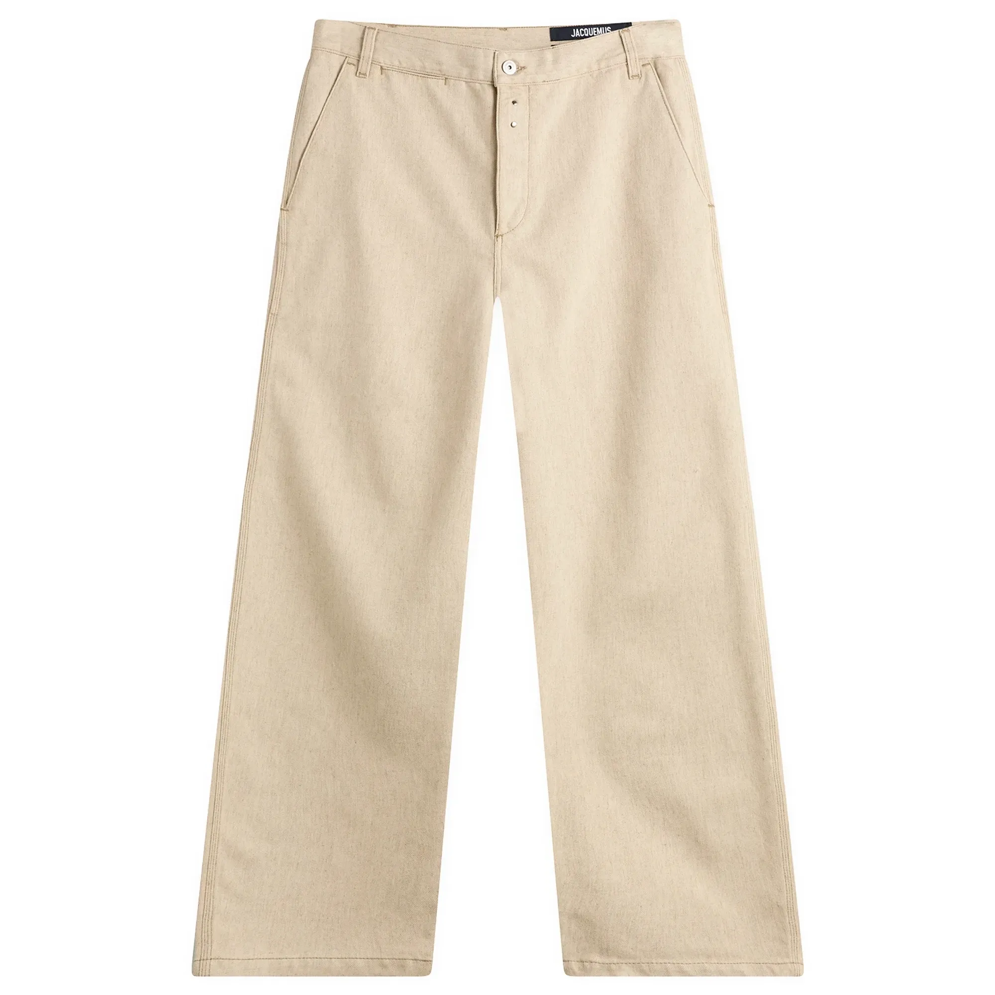 Jacquemus Men's Peasant Cotton Chino Light Beige