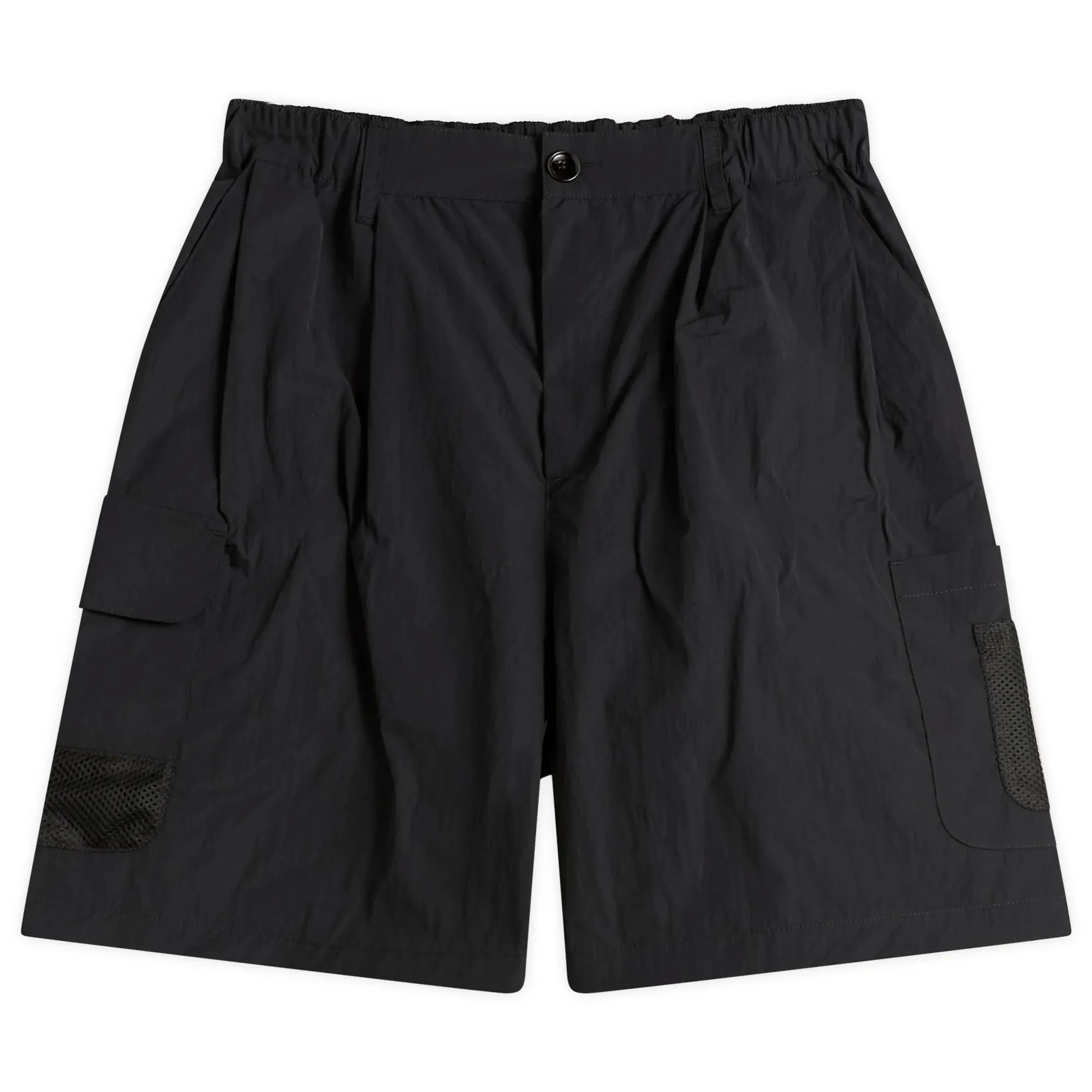 A Kind of Guise Men's Quito Pleated Tech Shorts Black Panther