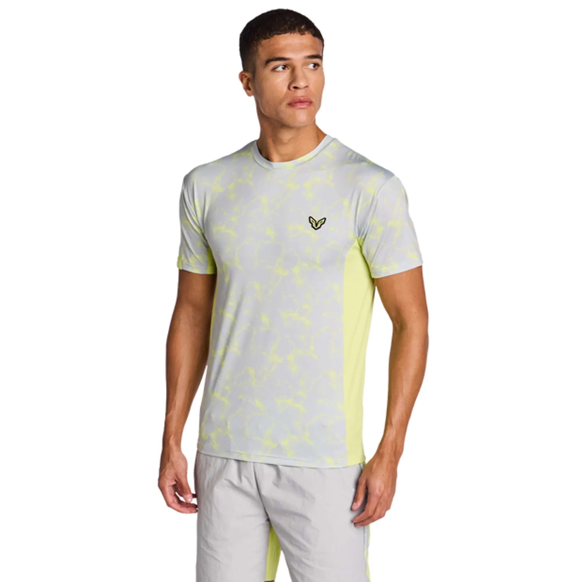 Okami Crest Men T-Shirts - Grey