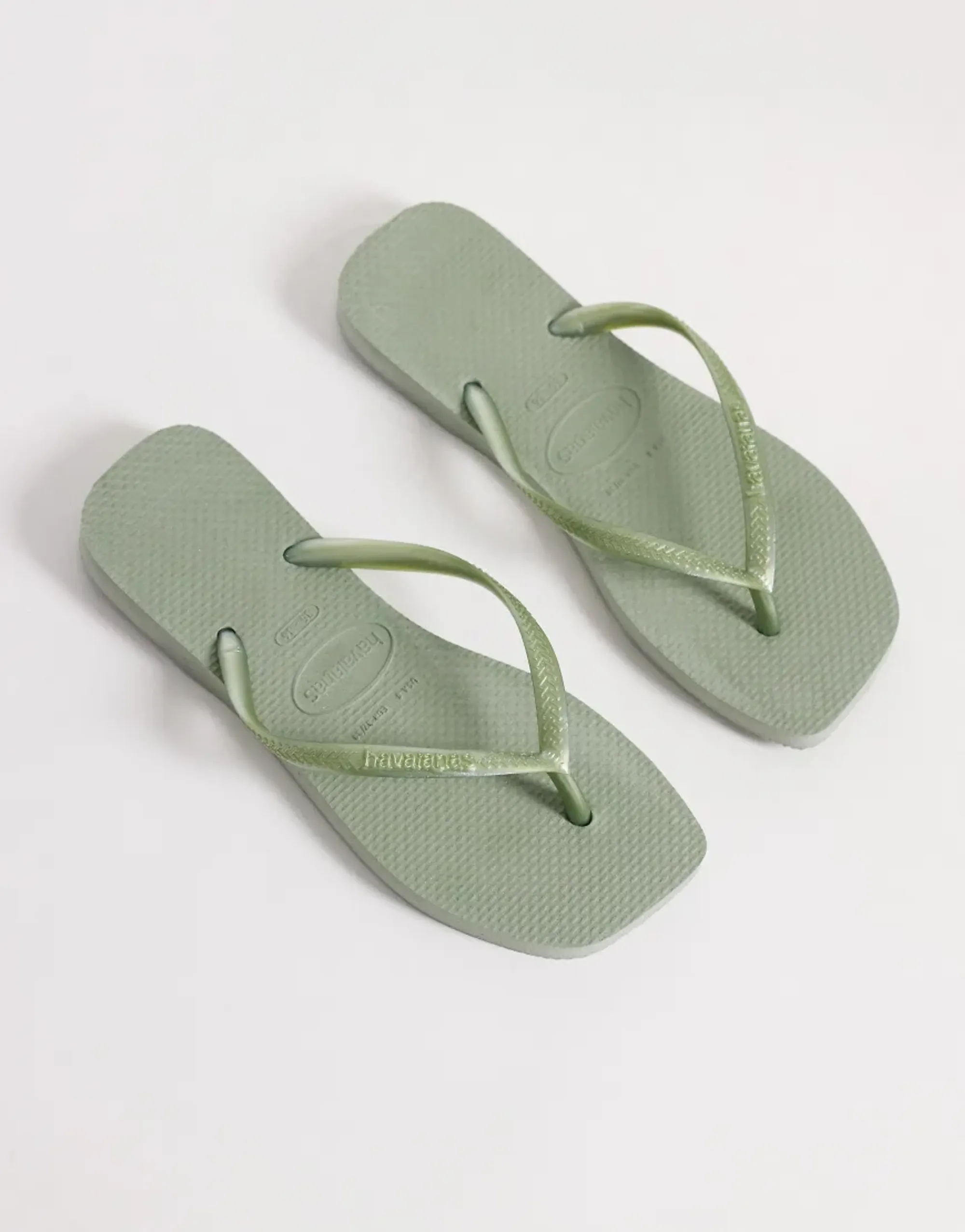 Havaianas Slim Square Women Flip-Flops and Sandals - Green