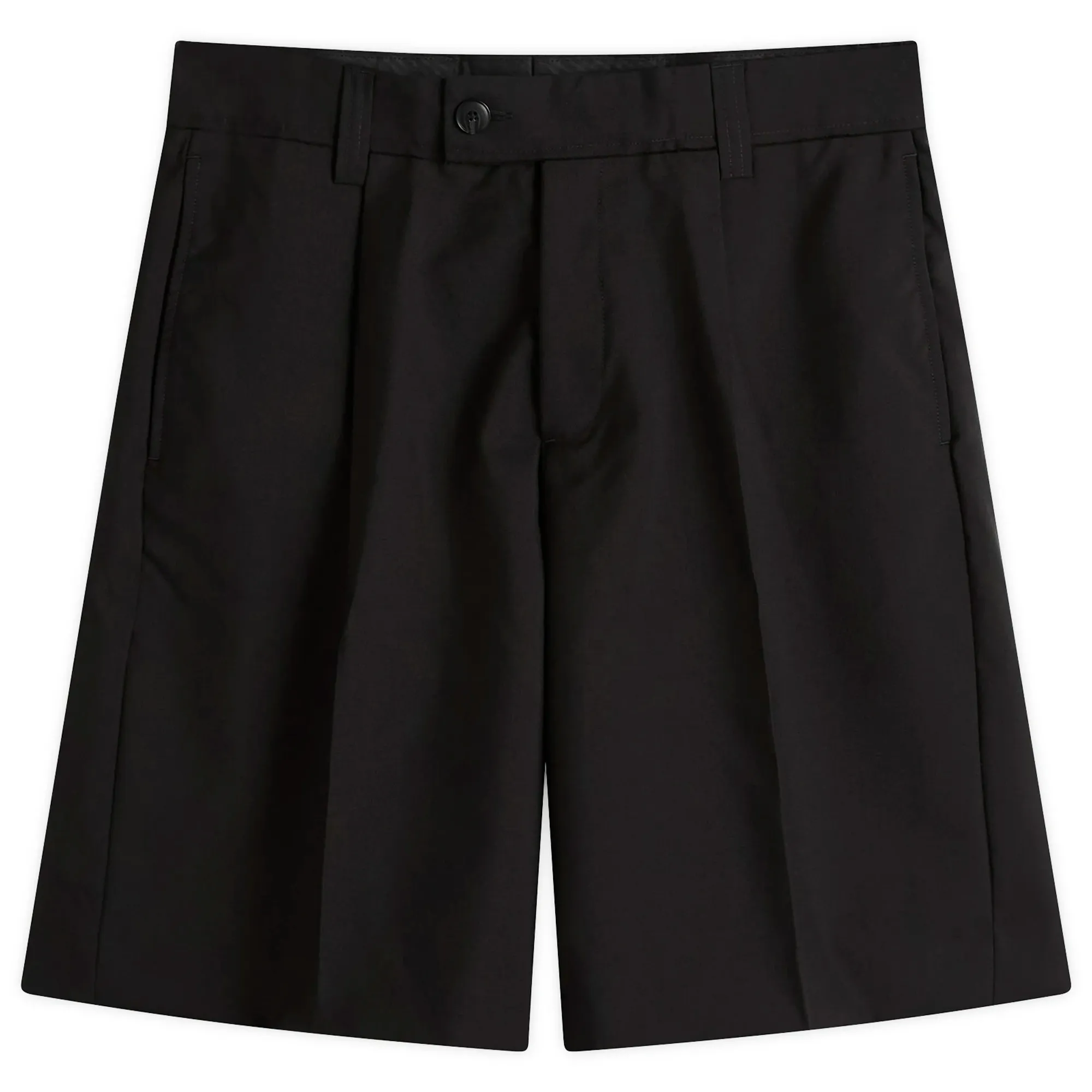 mfpen Men's Tropical Wool Classic Shorts Black