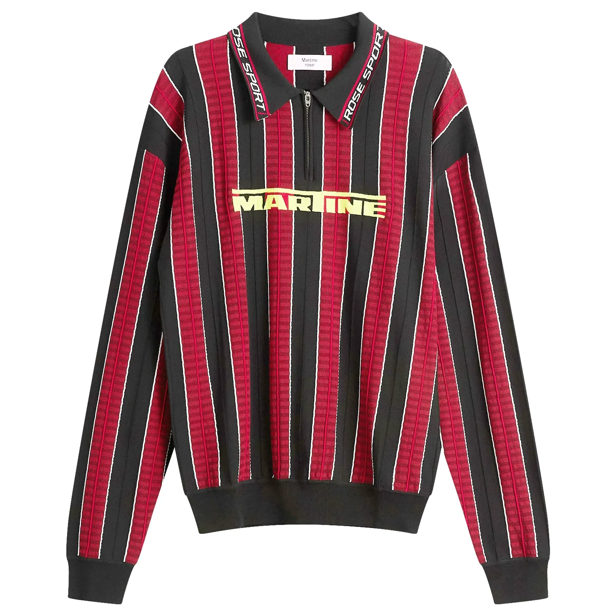 Martine Rose Women's Logo Polo Red/Black