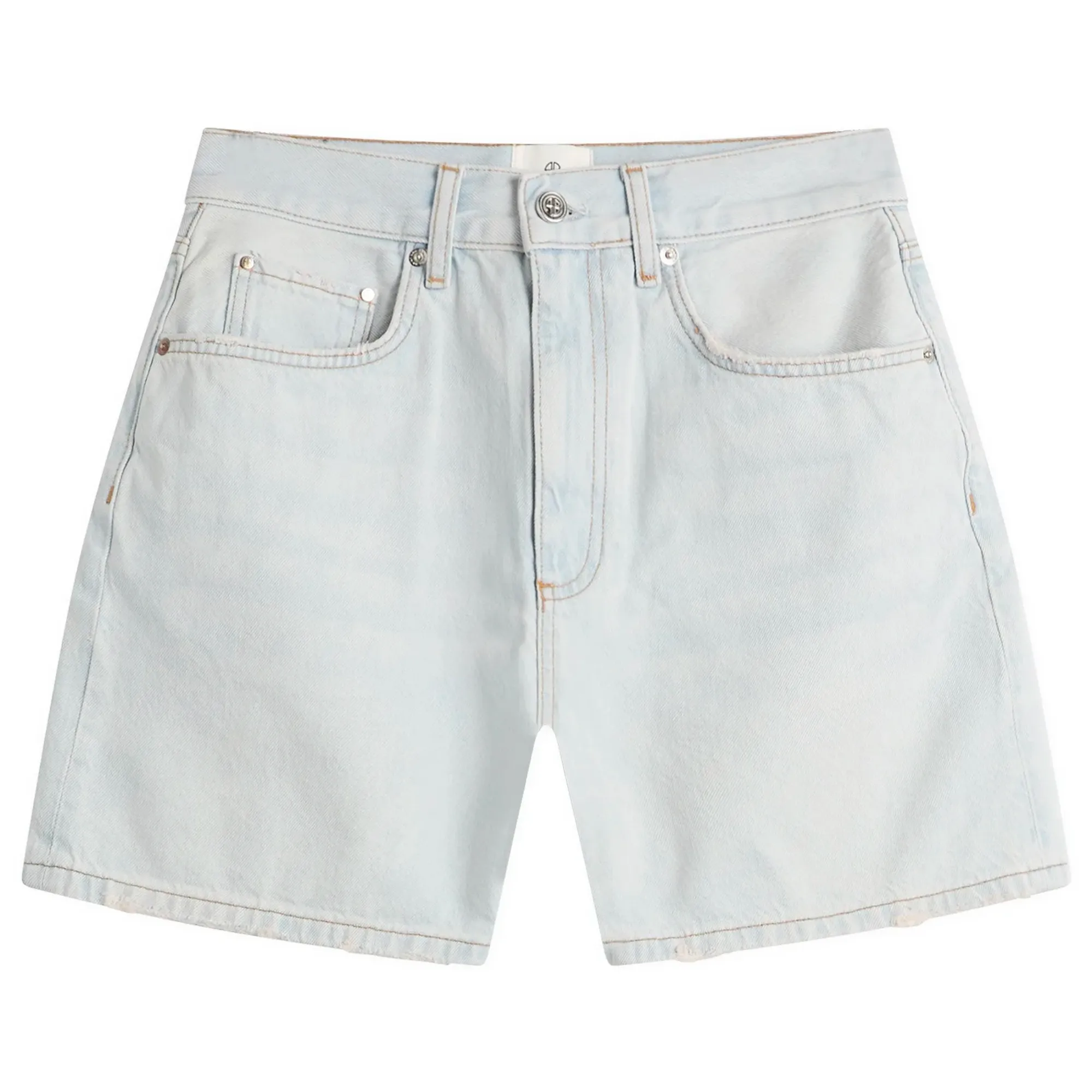 Anine Bing Women's Delaney Shorts Washed Blue