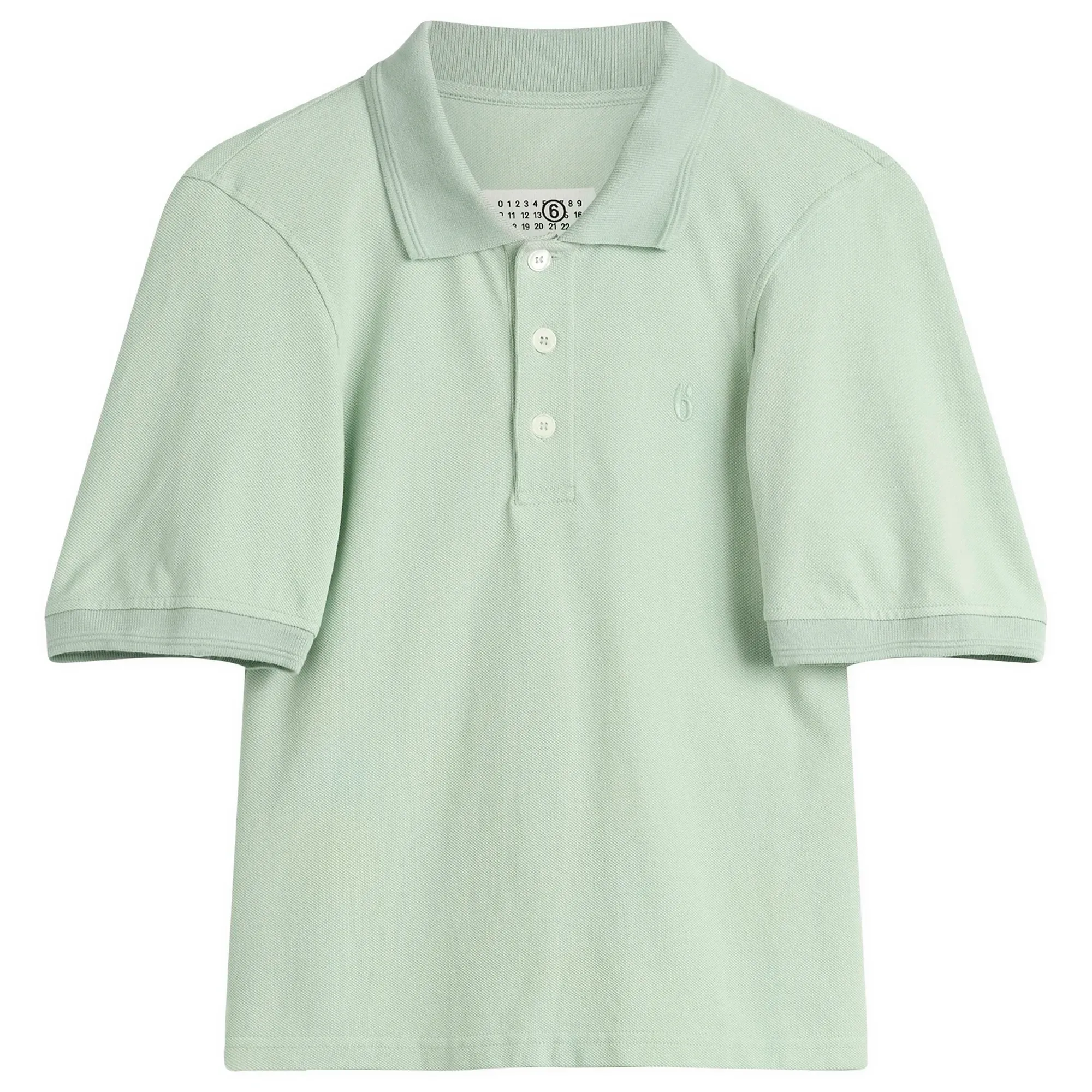 MM6 Maison Margiela Women's Polo Top Mint