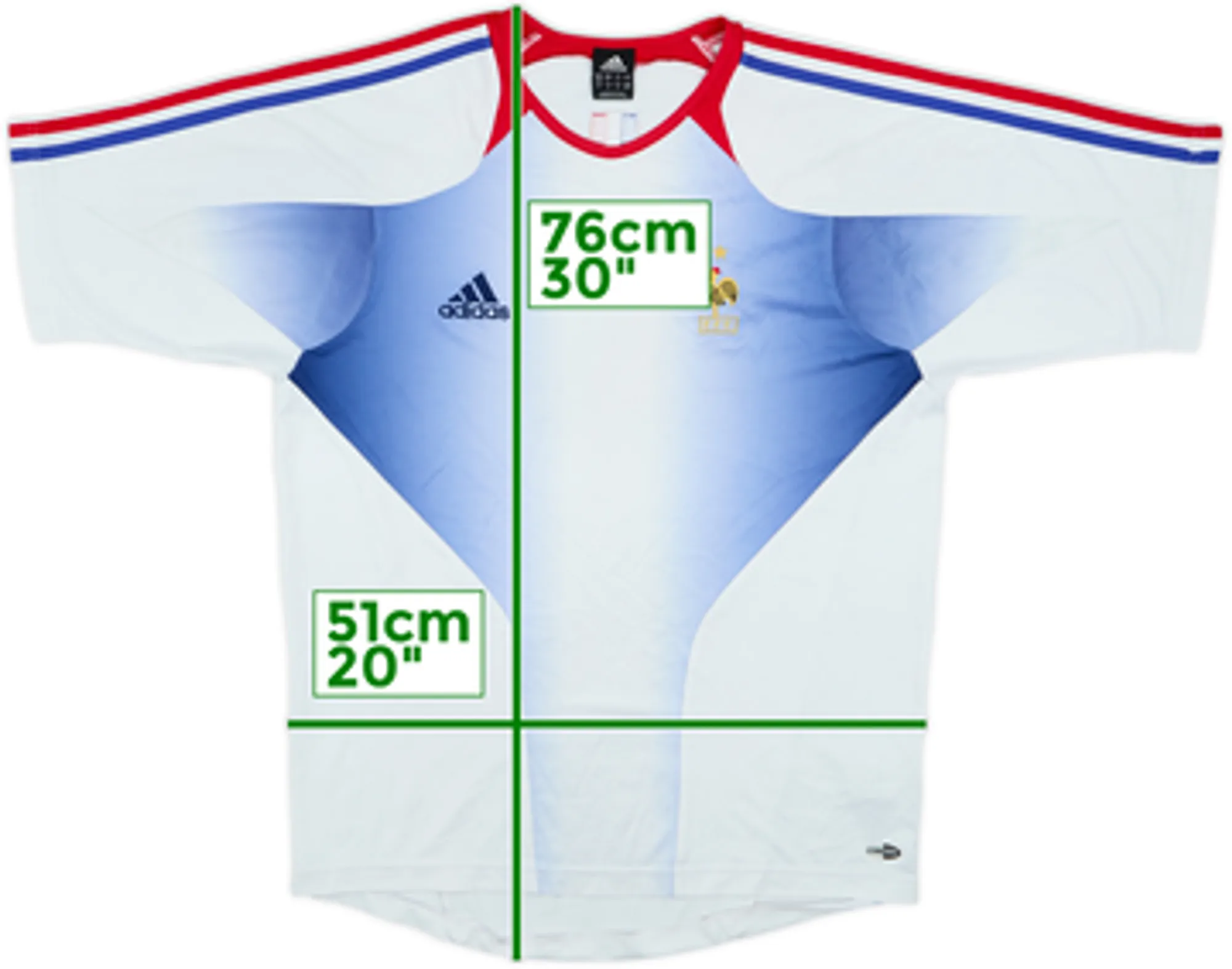 2004-05 France adidas Training Shirt - 5/10 - (M/L)