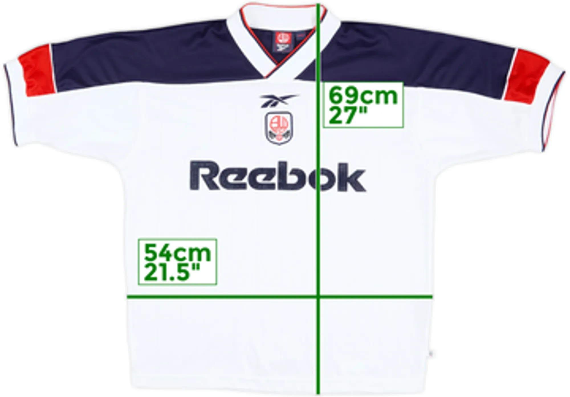 1999-01 Bolton Home Shirt - 7/10 - (M)