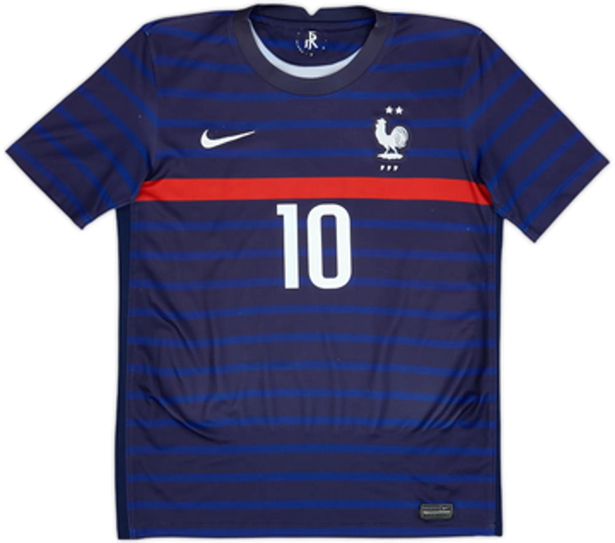 2020-21 France Home Shirt Mbappe #10 - 6/10 - (L.Boys)