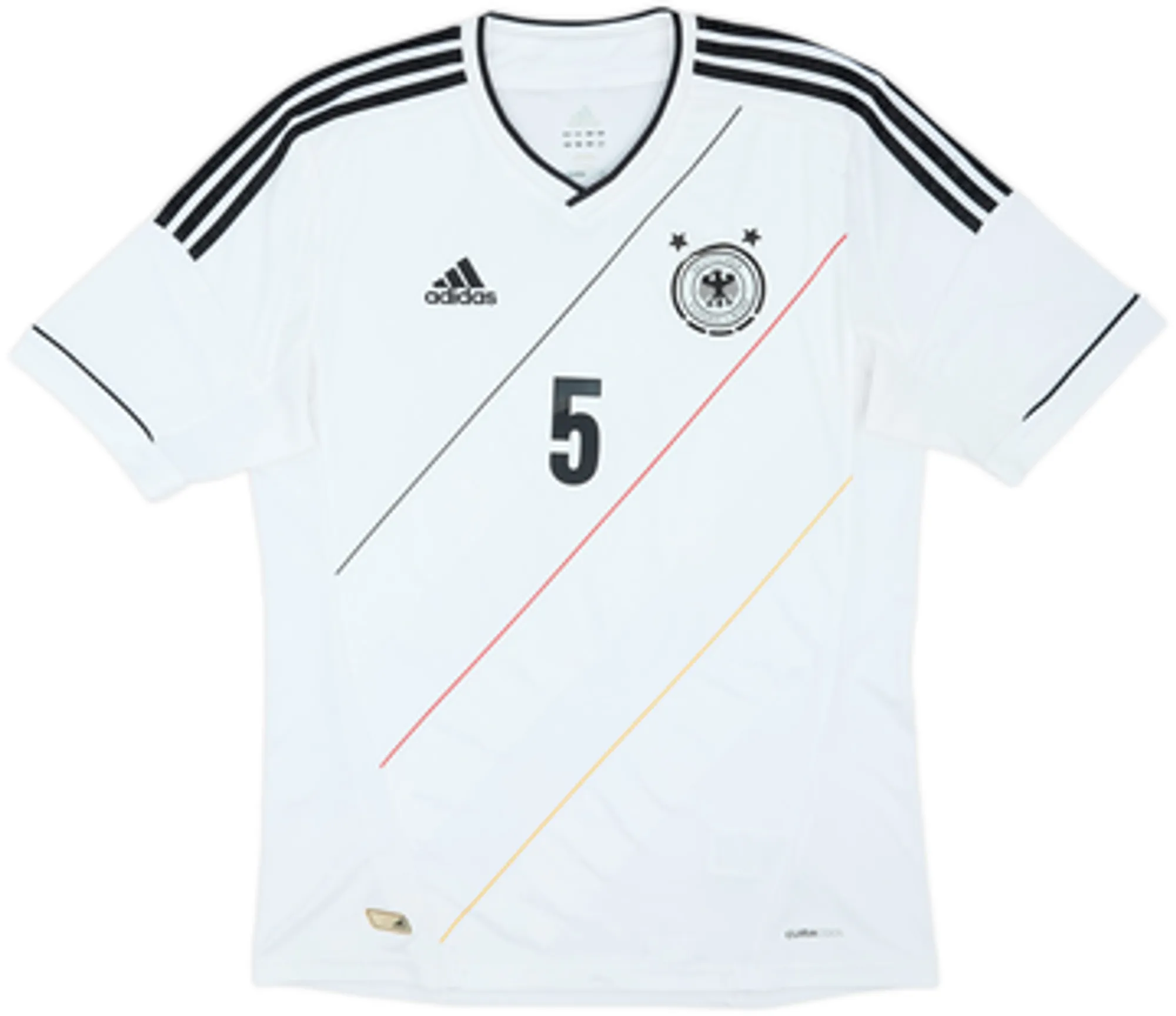 2012-13 Germany Home Shirt Hummels #5 - 5/10 - (M)
