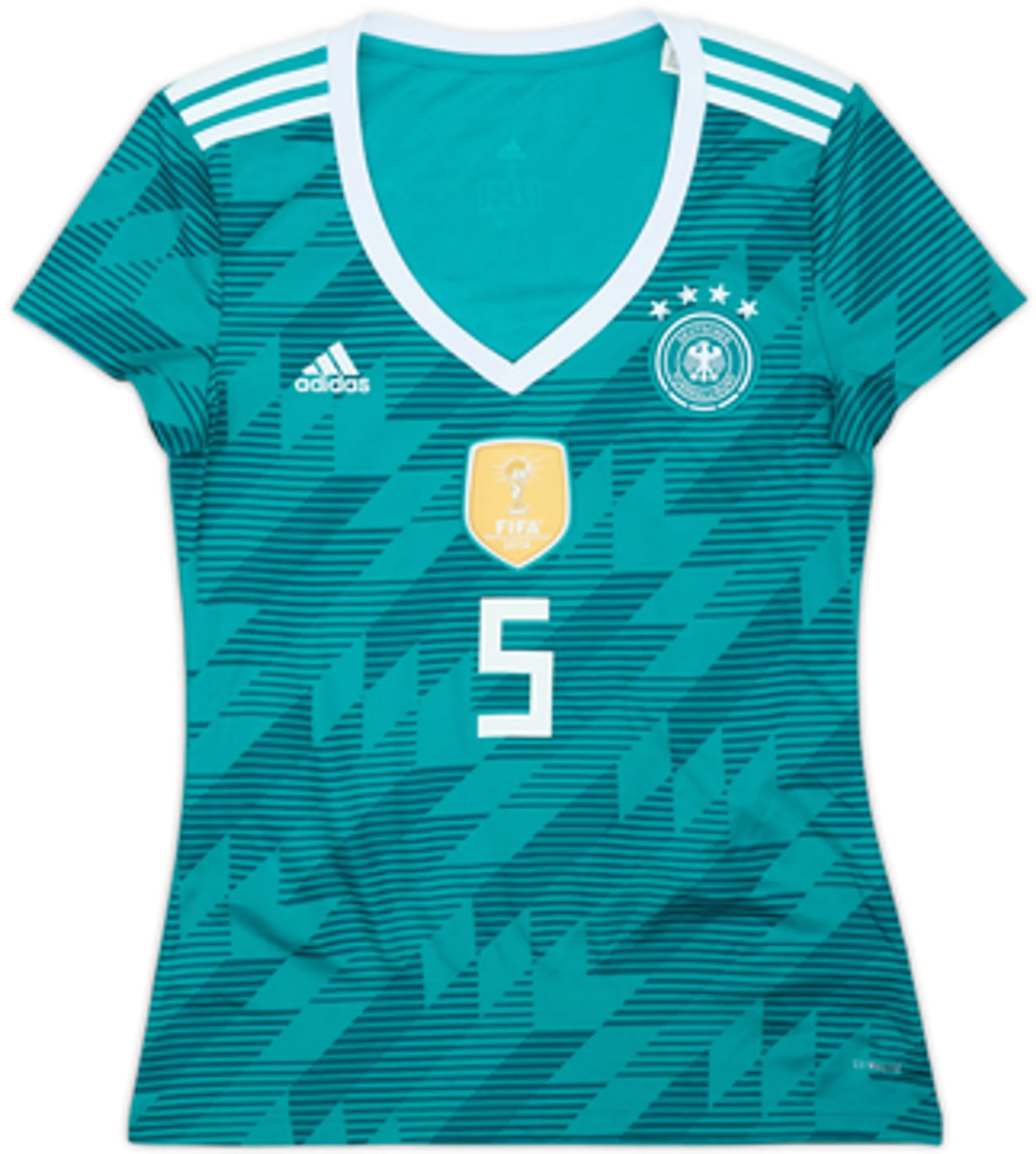 2018-19 Germany Away Shirt Hummels #5 - 10/10 - (Women's S)