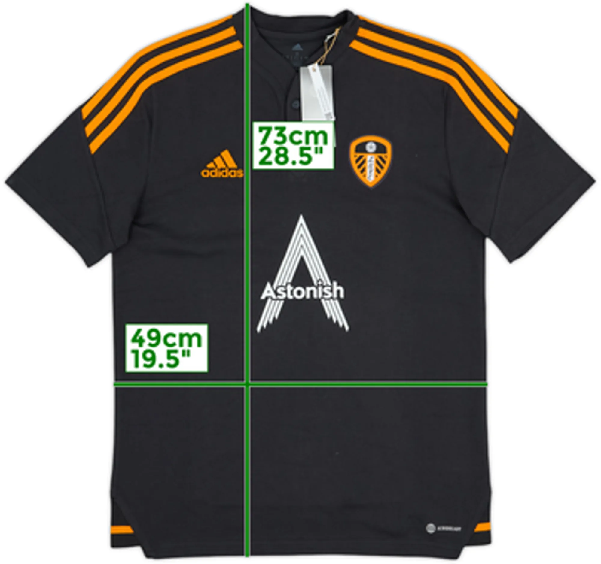 2022-23 Leeds adidas Polo Shirt (S)