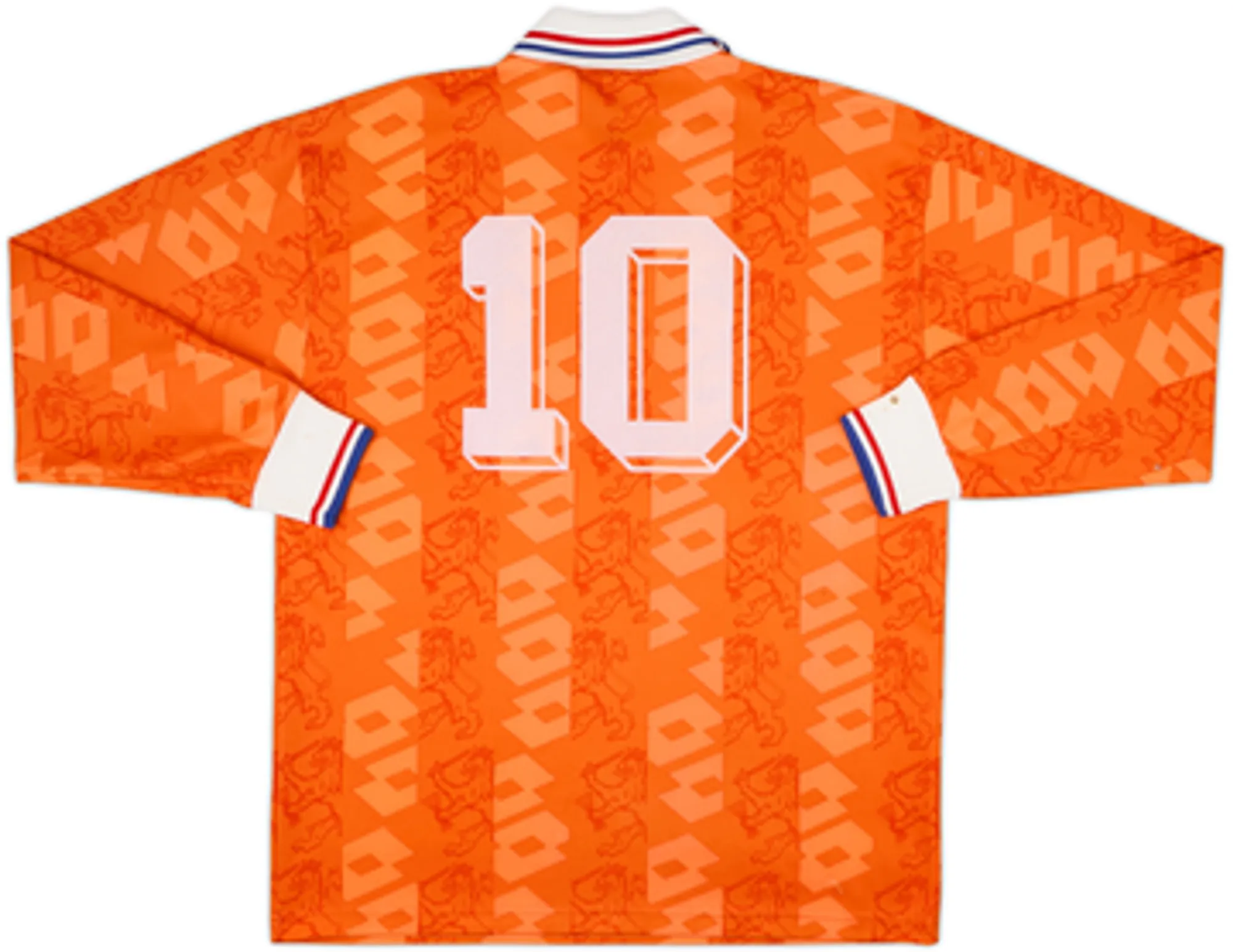 1994 Netherlands Player Issue Home L/S Shirt #10 - 4/10 - (XL)