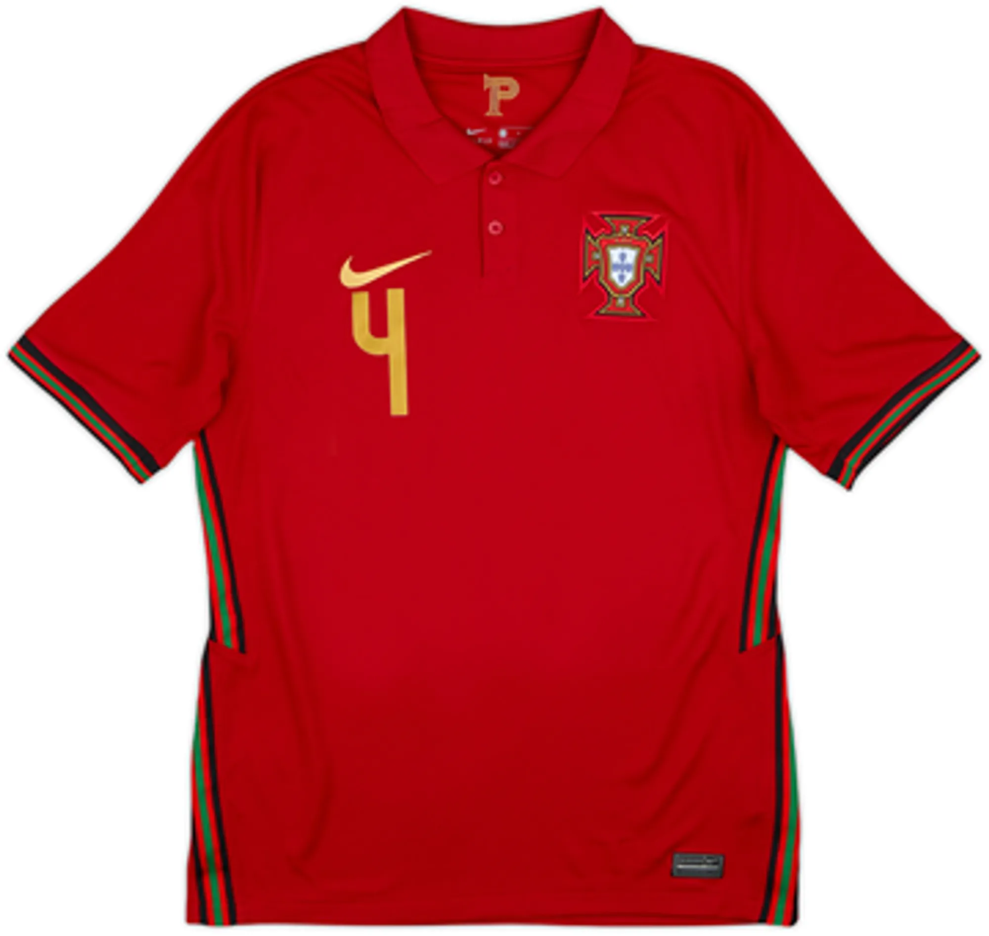 2020-21 Portugal Home Shirt Ruben Dias #4 - 8/10 - (S)