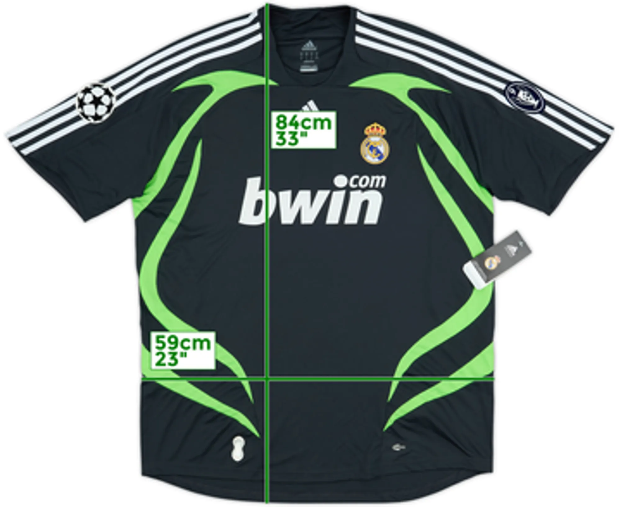 2007-08 Real Madrid CL Third Shirt (XL)