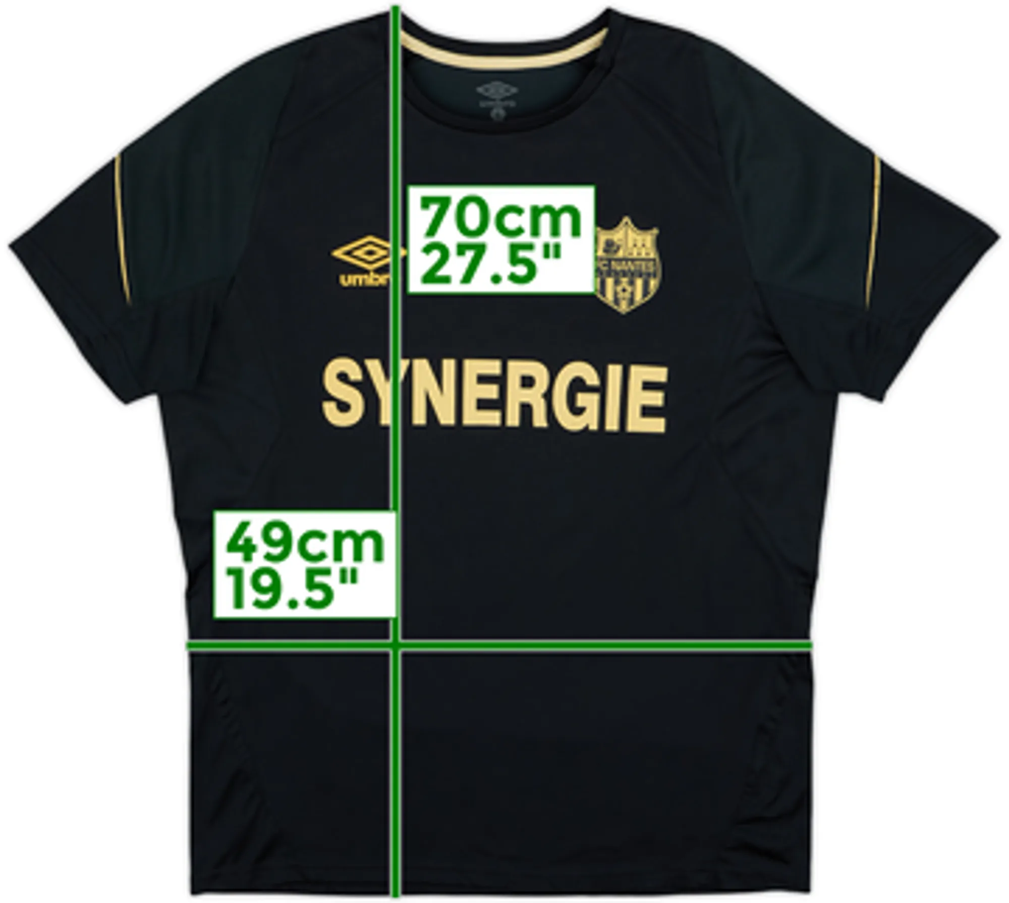 2016-17 Nantes Player Issue Umbro Training Shirt #3 (Diego Carlos) - 8/10 - (L)