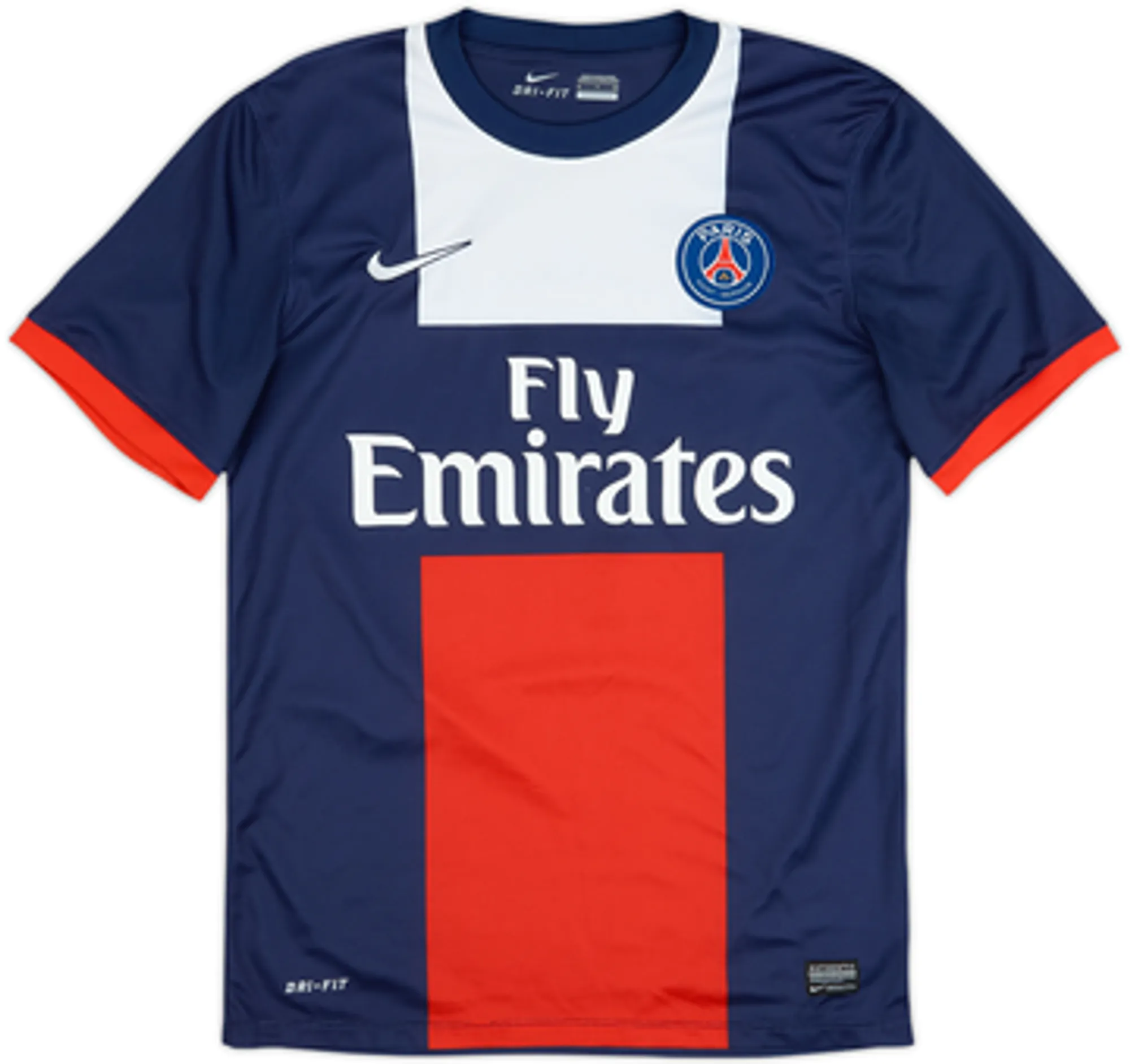 2013-14 Paris Saint-Germain Home Shirt Ibrahimovic #10 - 9/10 - (S)