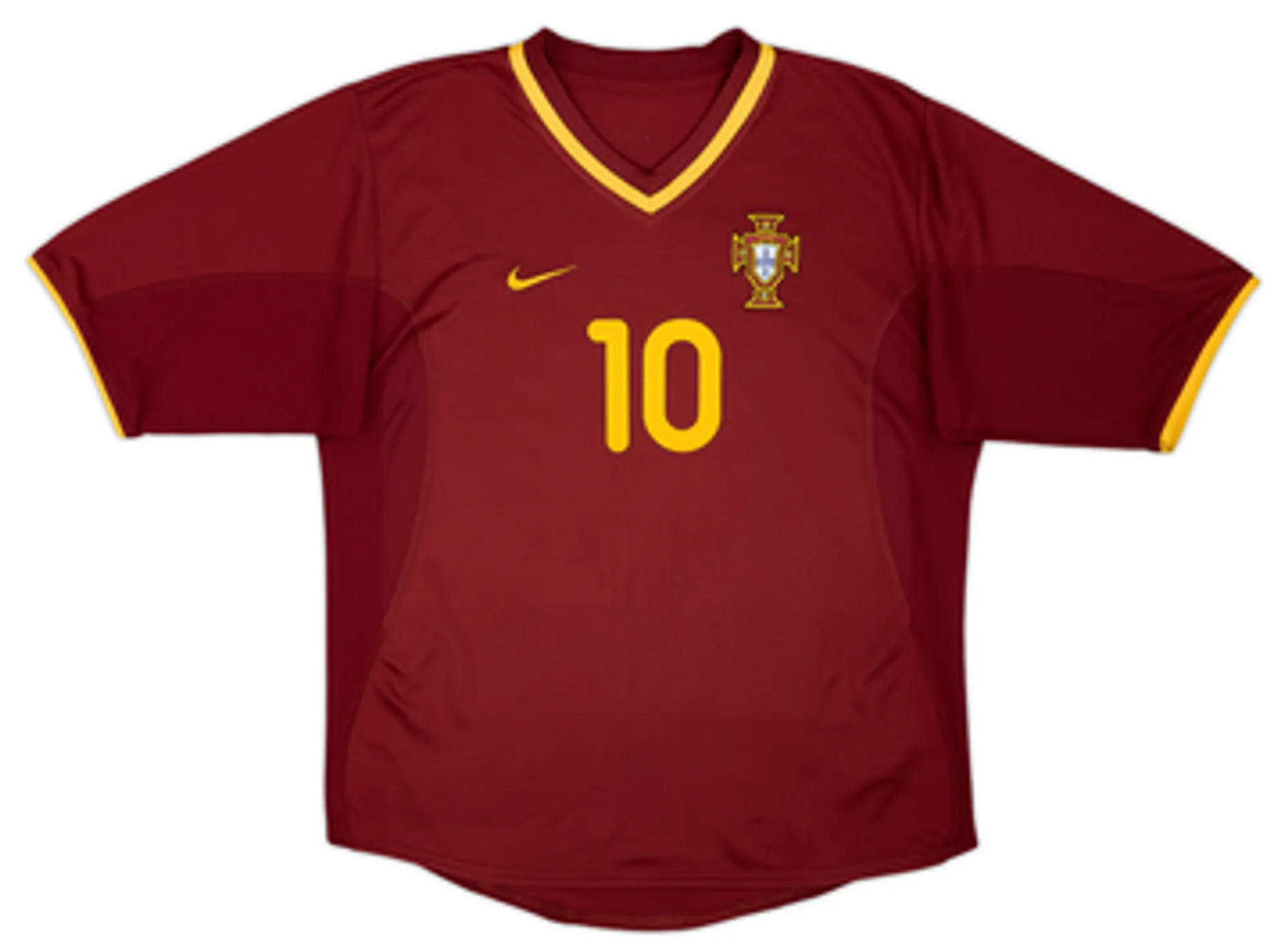 2000-02 Portugal Home Shirt Rui Costa #10 - 8/10 - (XL.Boys)