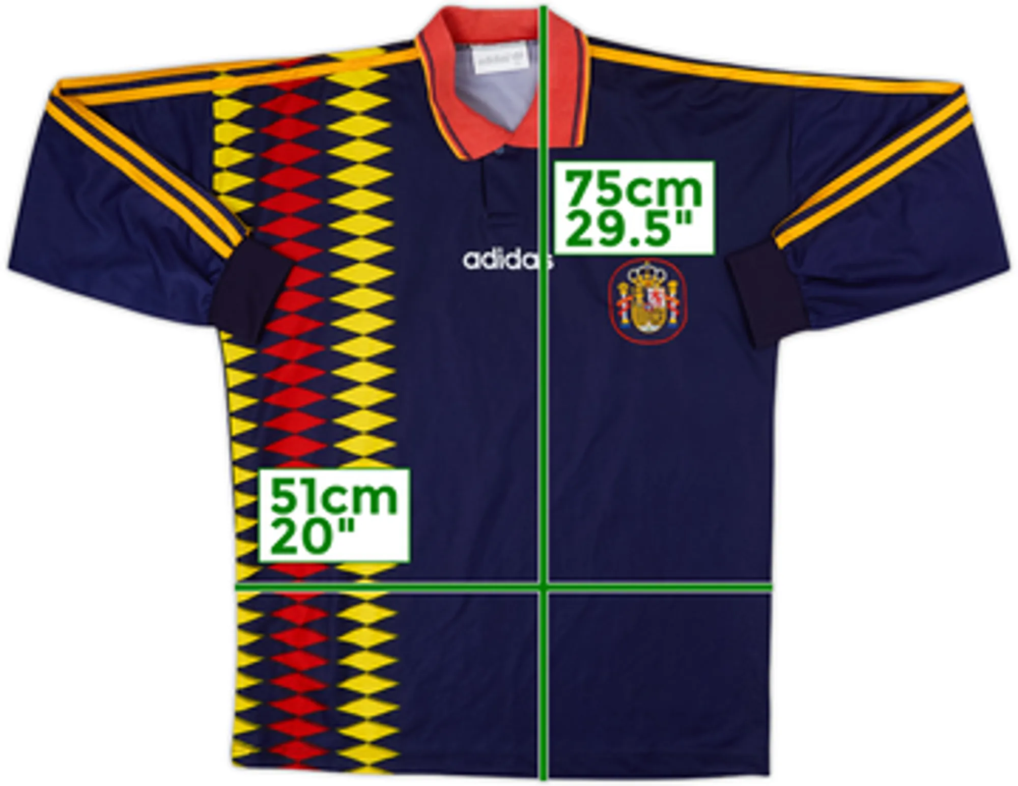 1994-96 Spain Third L/S Shirt - 9/10 - (S)