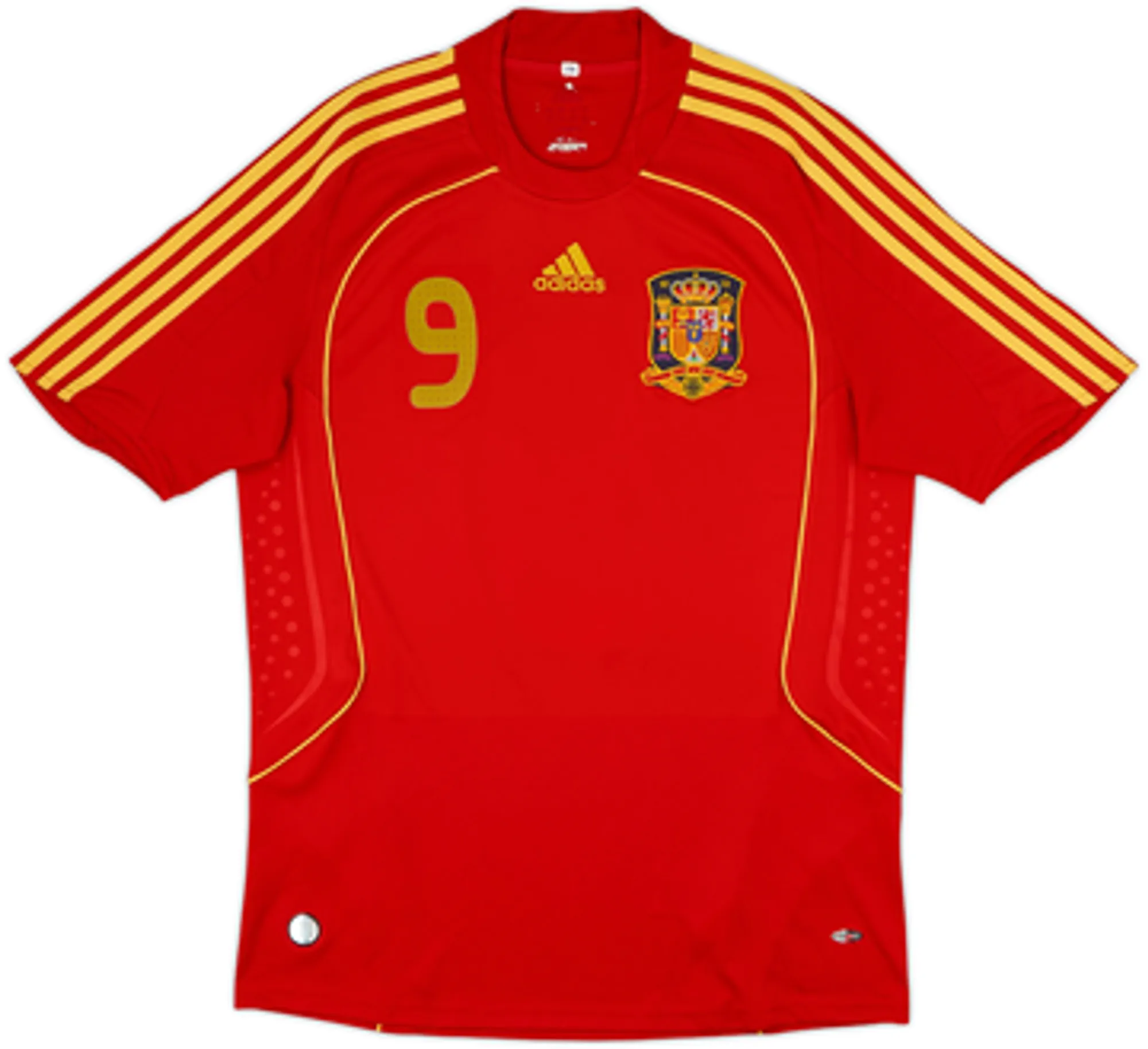2007-09 Spain Home Shirt Torres #9 - 5/10 - (L)