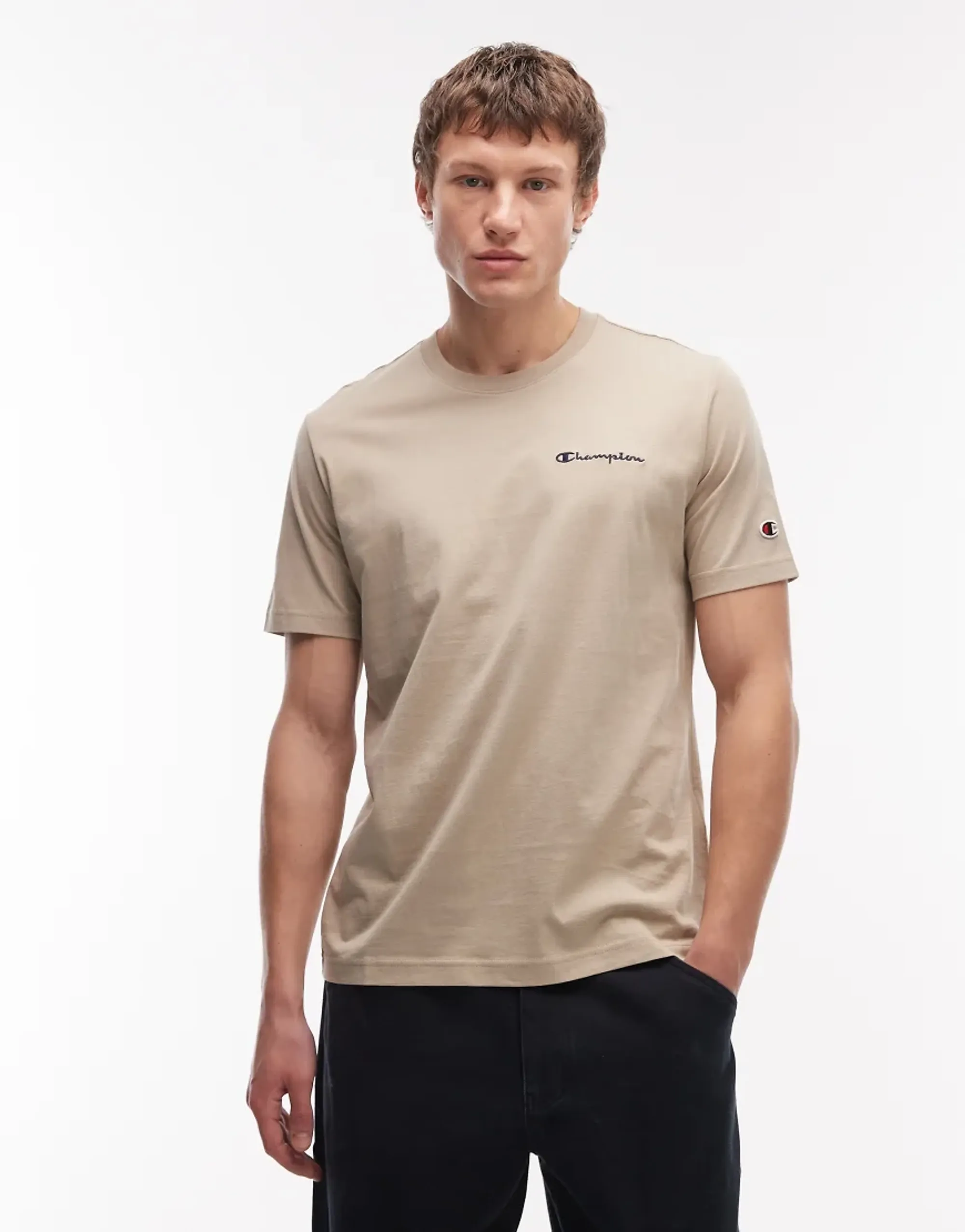 Champion Icons T-Shirt In Beige-Neutral
